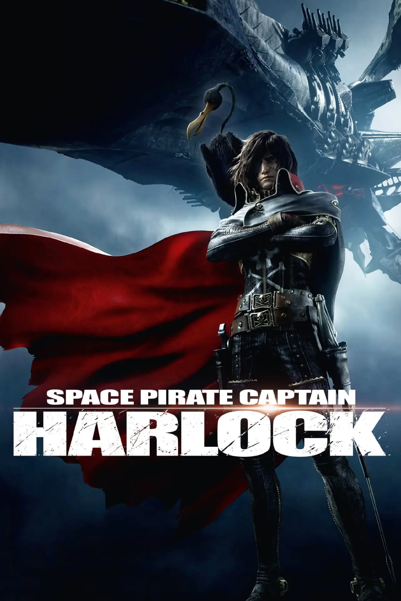 Plakat filmowy "Space Pirate Captain Harlock"