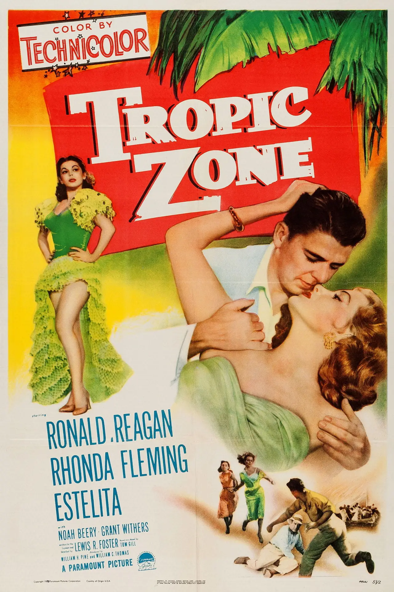 Plakat filmowy "Tropic Zone"