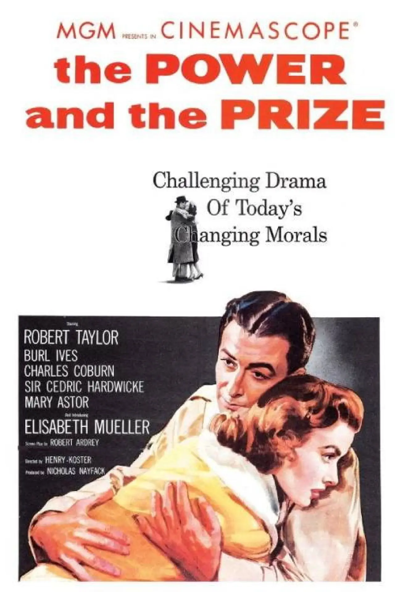 Plakat filmowy "The Power and the Prize"