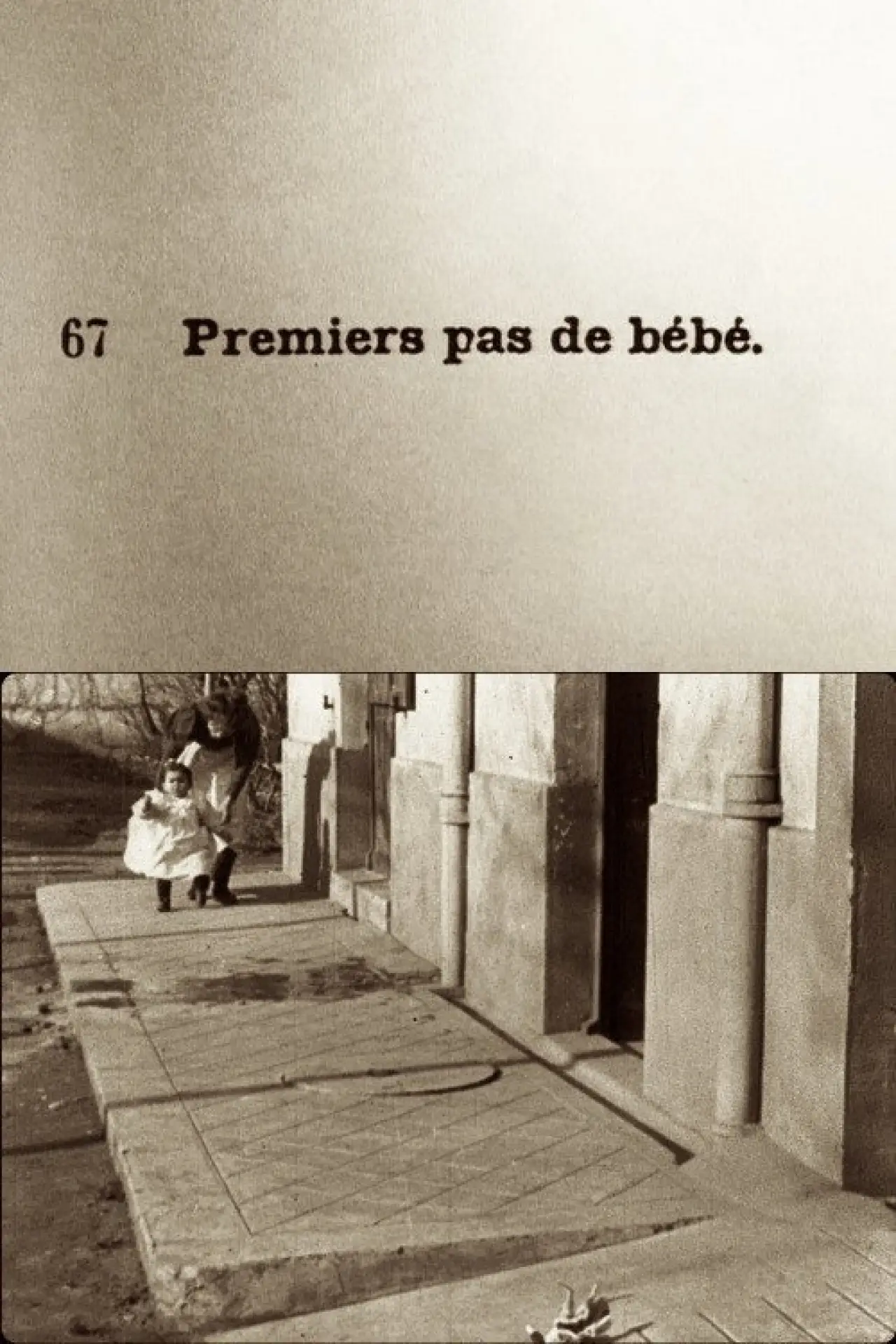 Plakat filmowy "Premiers pas de bébé"