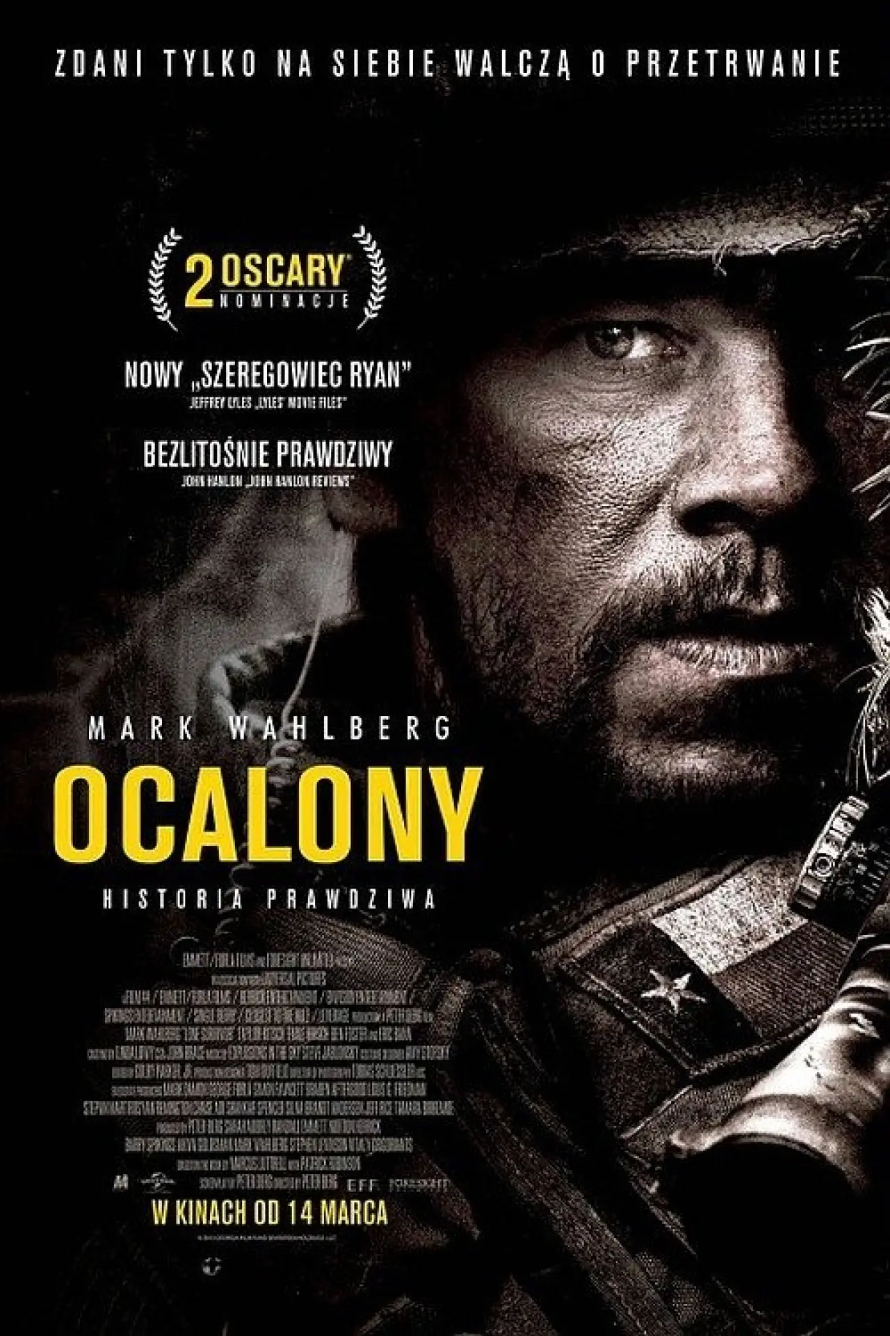 Plakat filmowy "Ocalony"