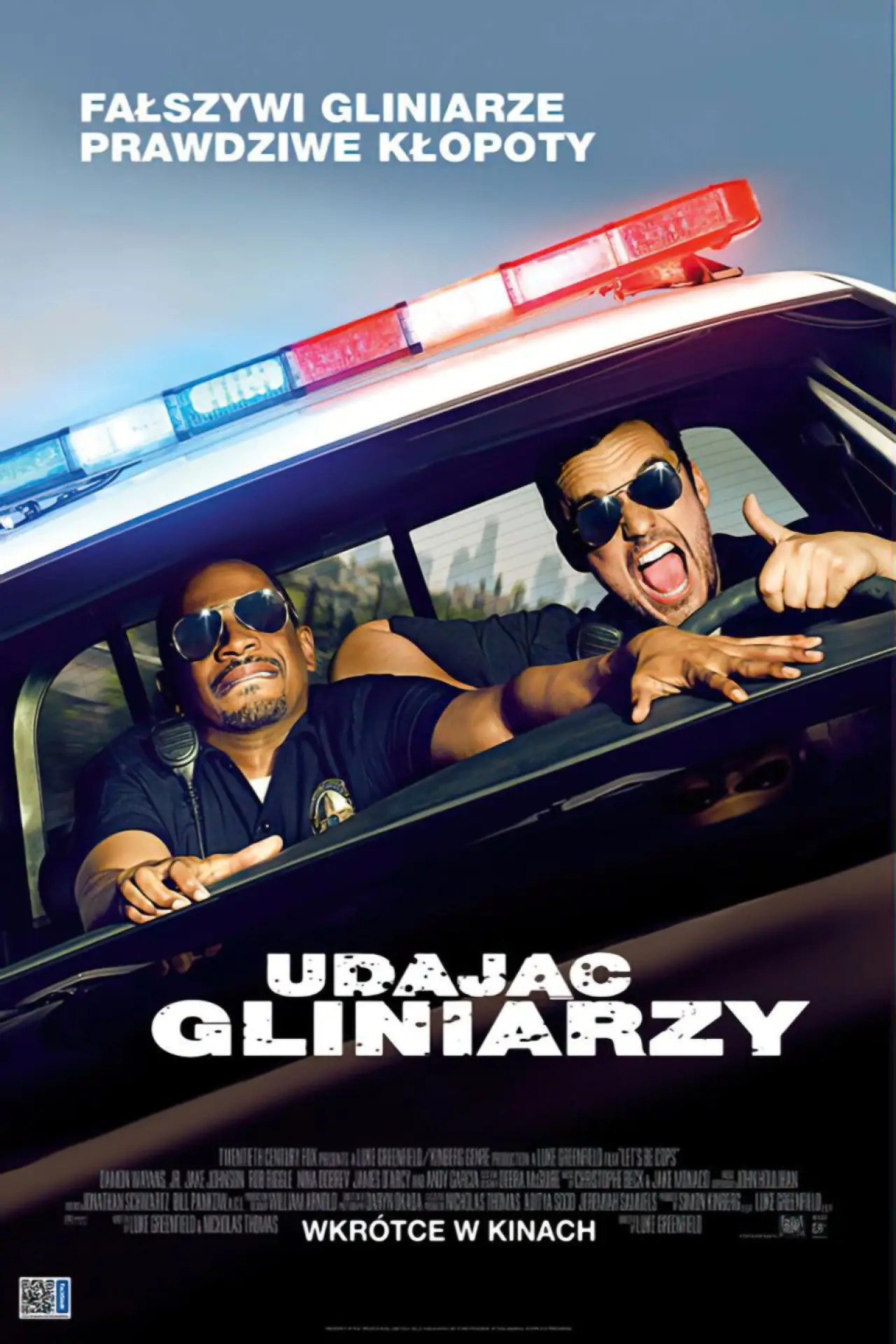 Plakat filmowy "Udając gliniarzy"