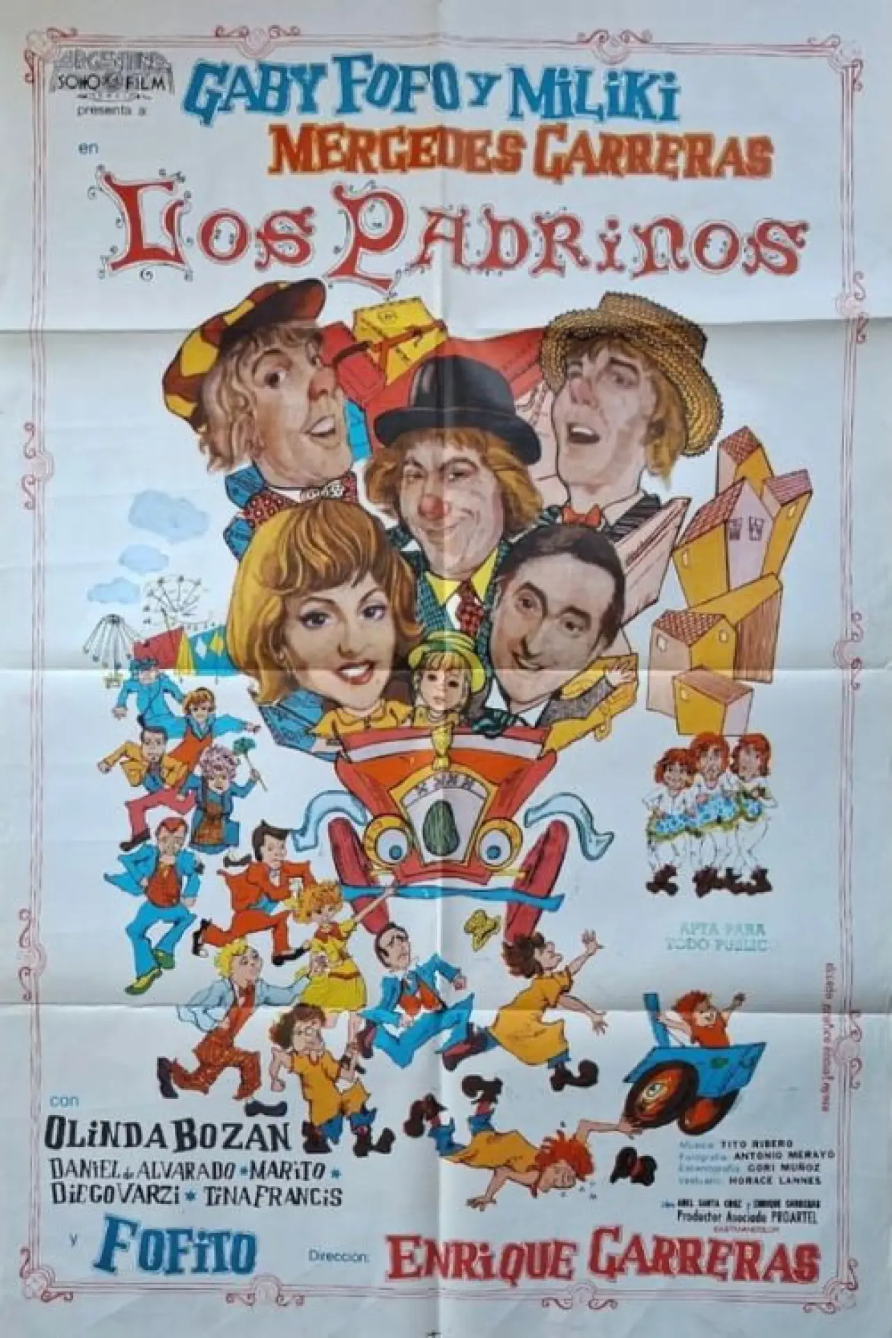 Plakat filmowy "Los padrinos"