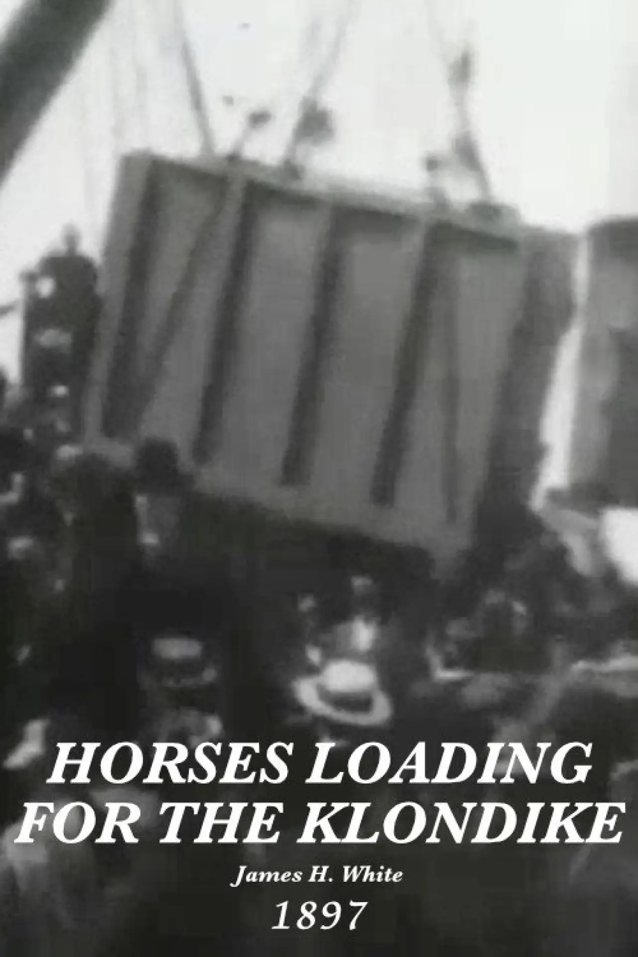 Plakat filmowy "Horses loading for Klondike, no. 9"