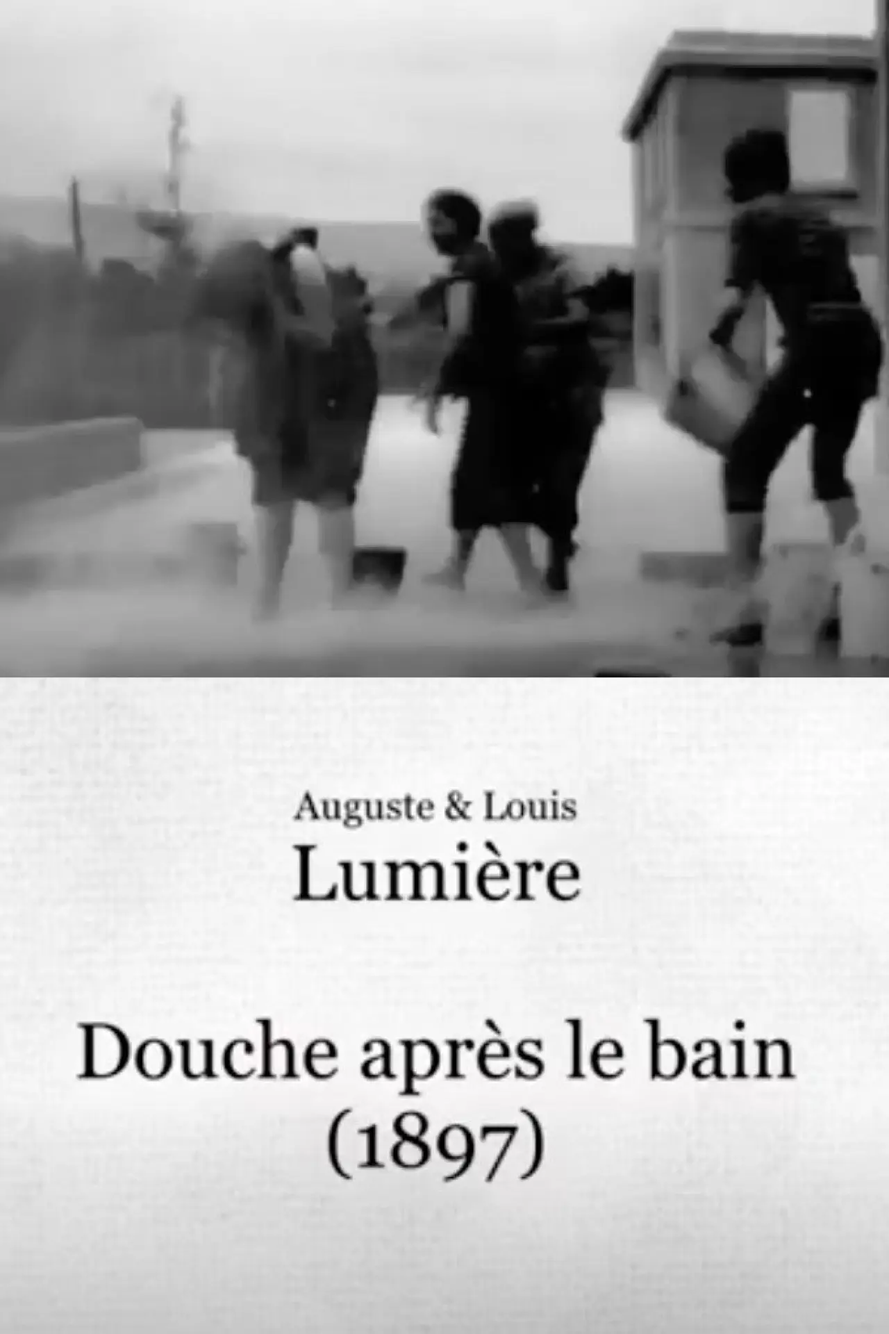 Plakat filmowy "Douche après le bain"
