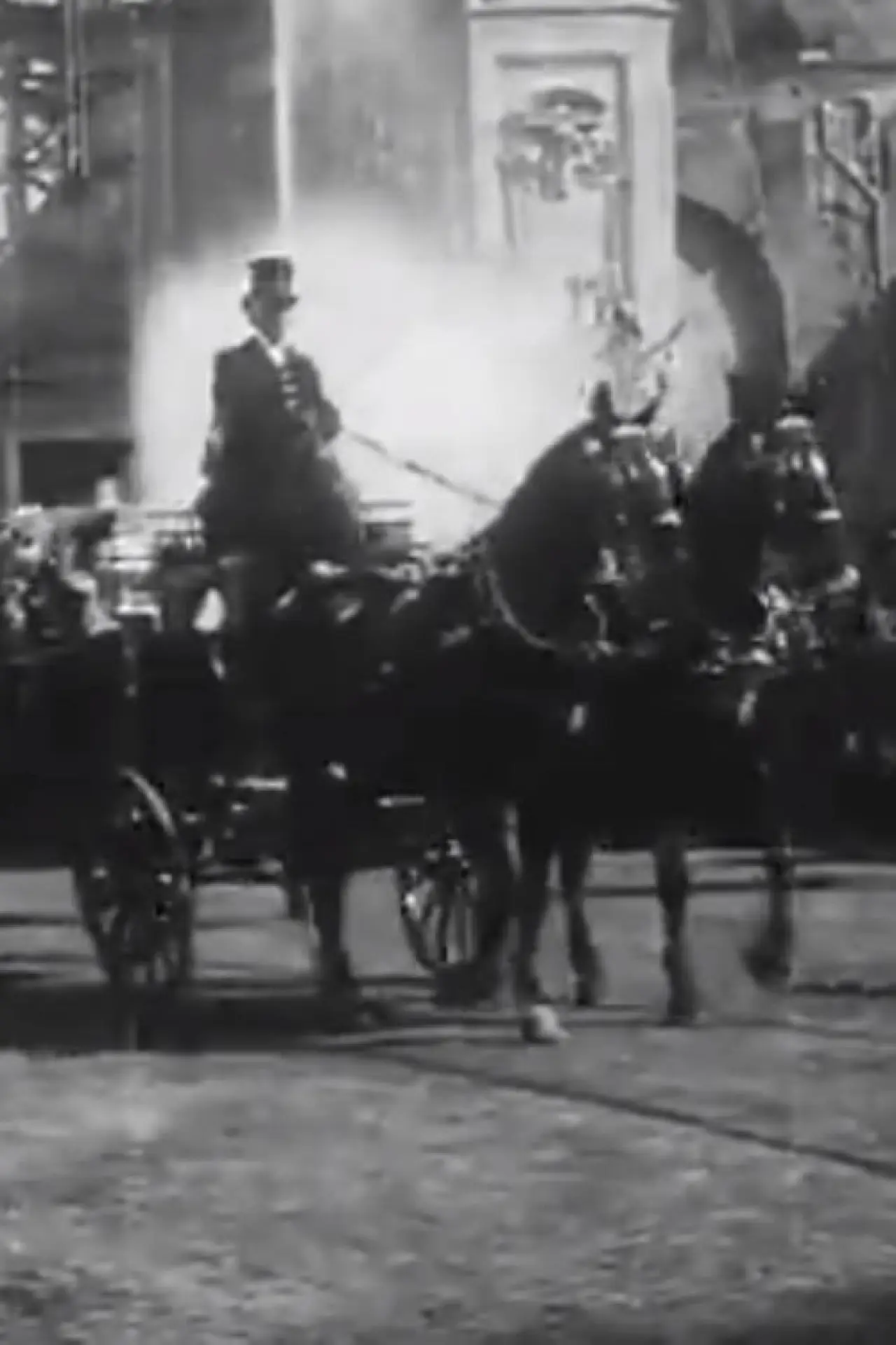 Plakat filmowy "Rome, cortège au mariage du prince de Naples"