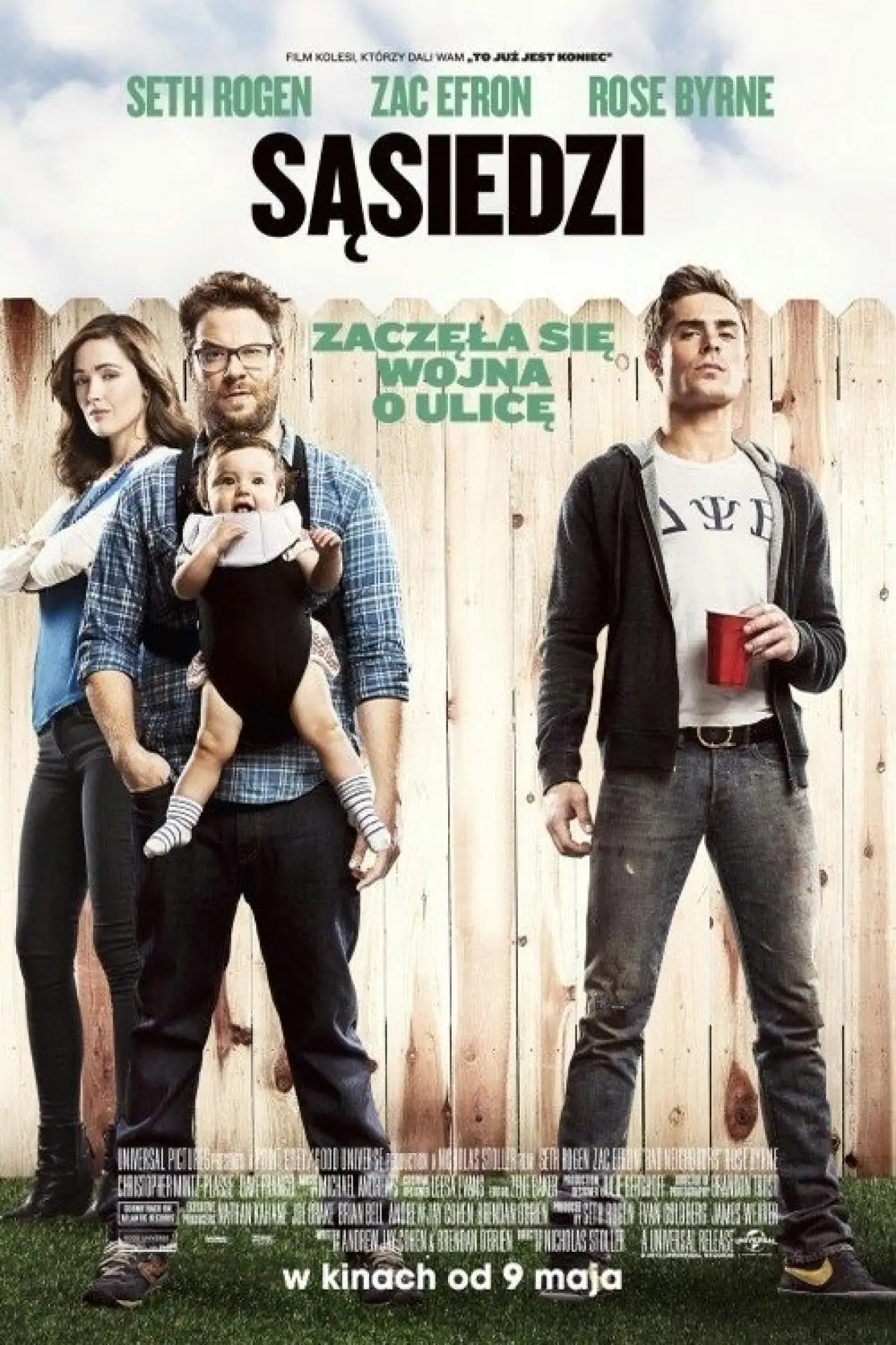 Plakat filmowy "Sąsiedzi"