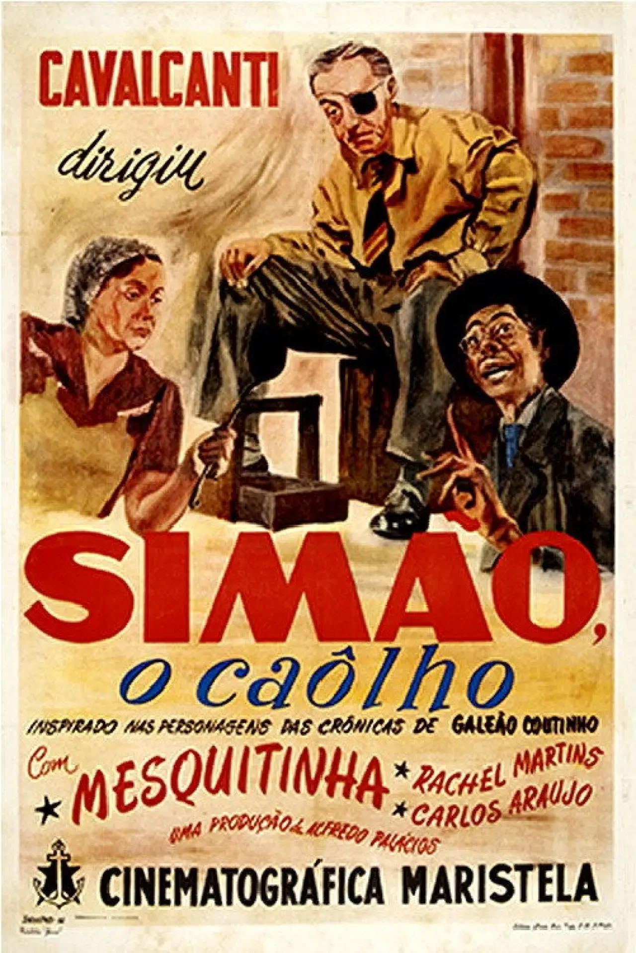 Plakat filmowy "Simão, o Caolho"