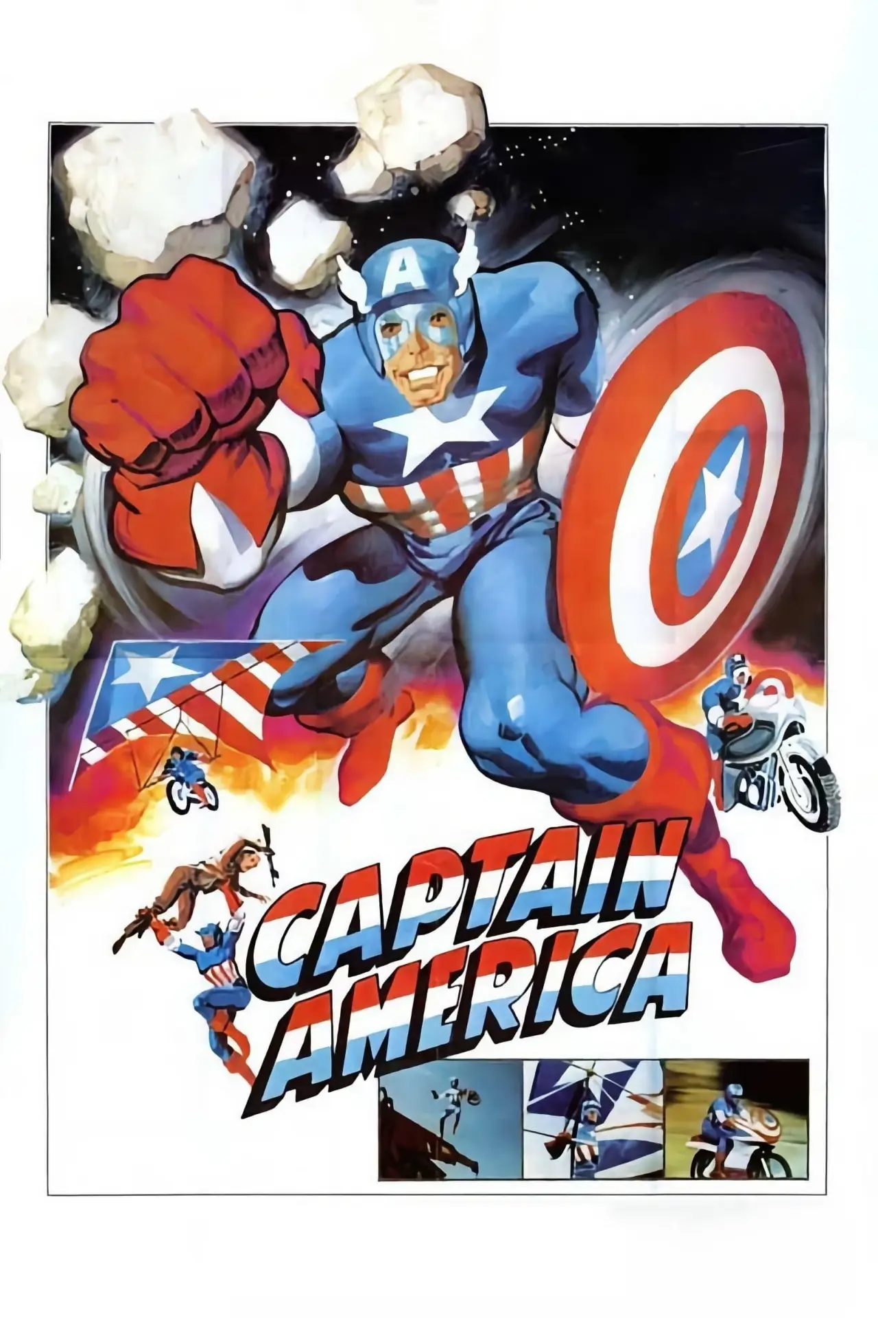 Plakat filmowy "Kapitan Ameryka"