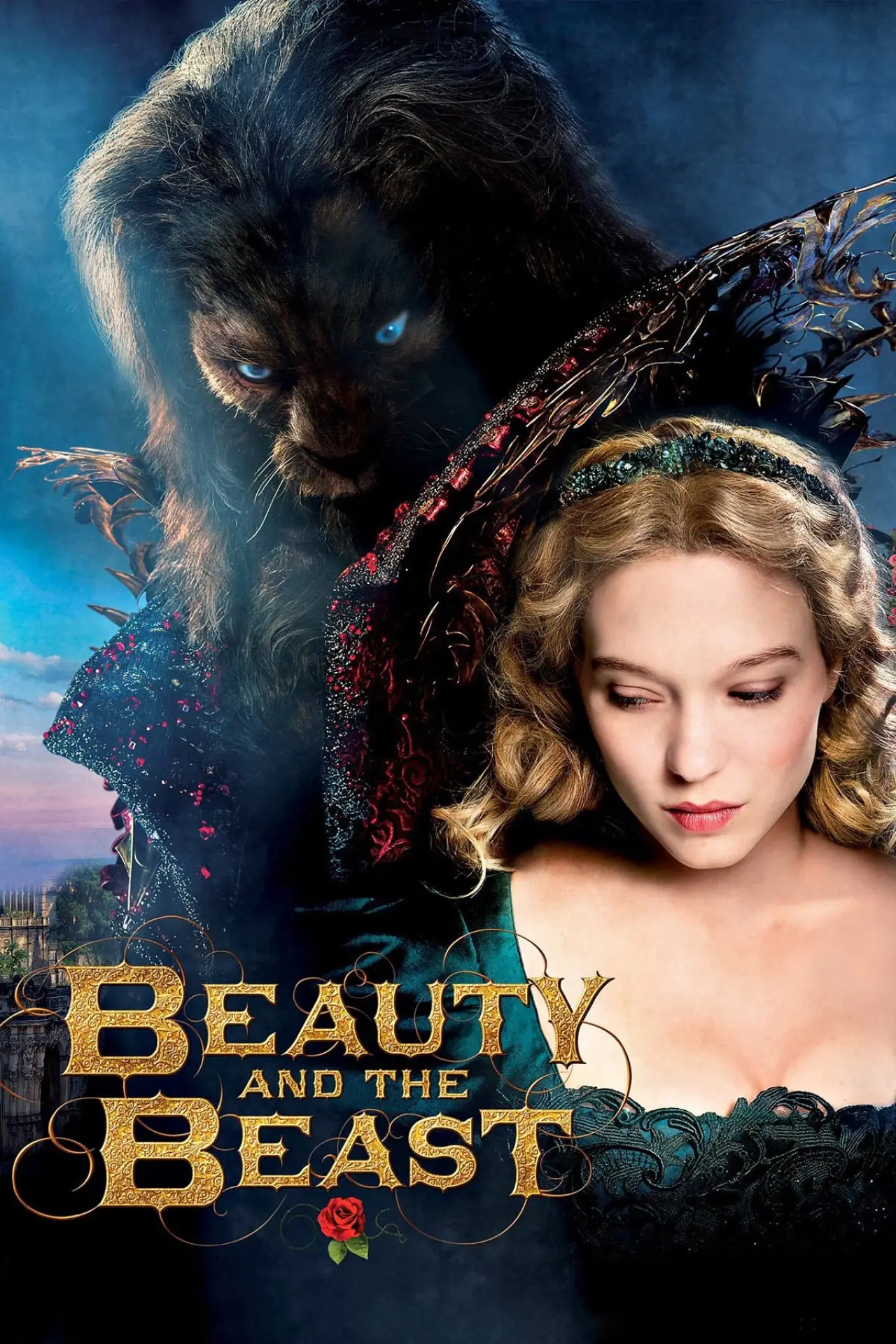 Plakat filmowy "Piękna i bestia"