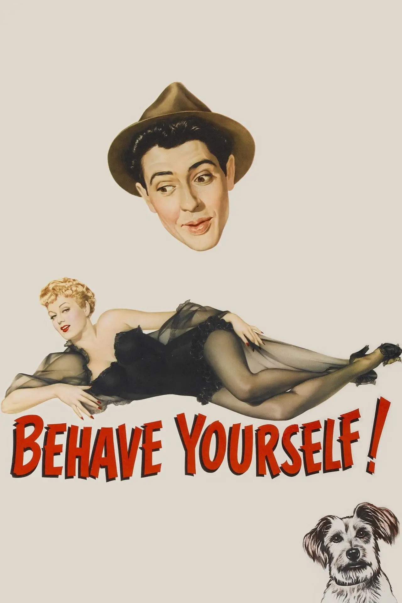 Plakat filmowy "Behave Yourself!"