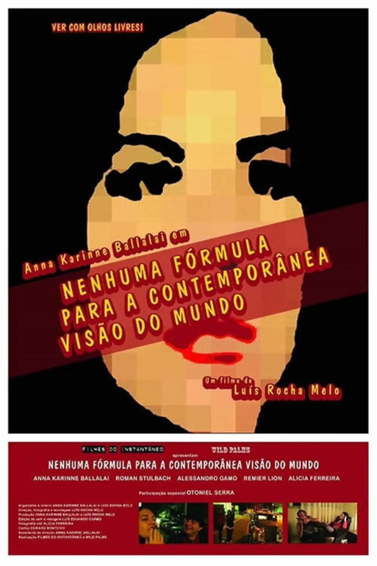 Plakat filmowy "Nenhuma Fórmula Para a Contemporânea Visão do Mundo"