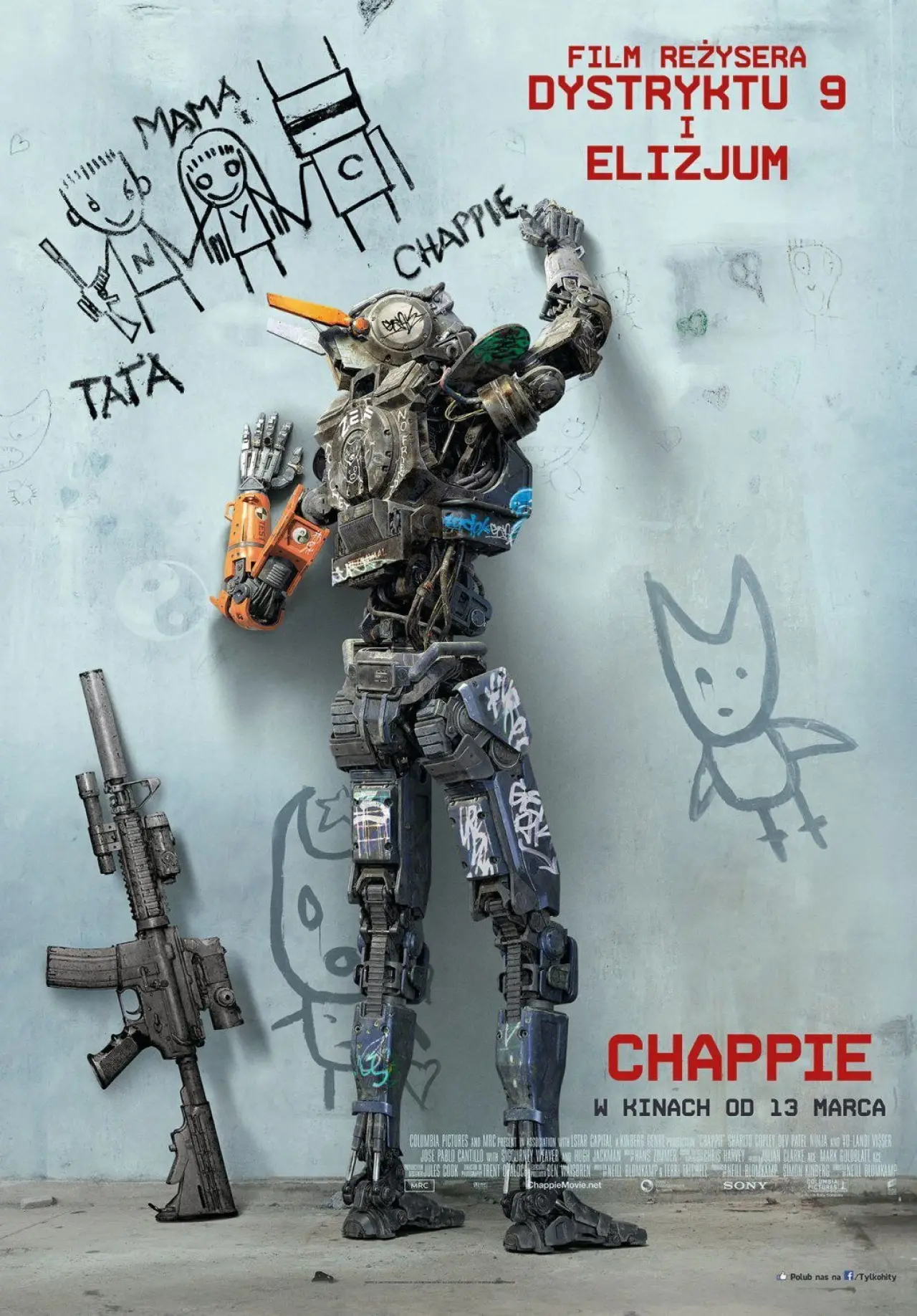Plakat filmowy "Chappie"
