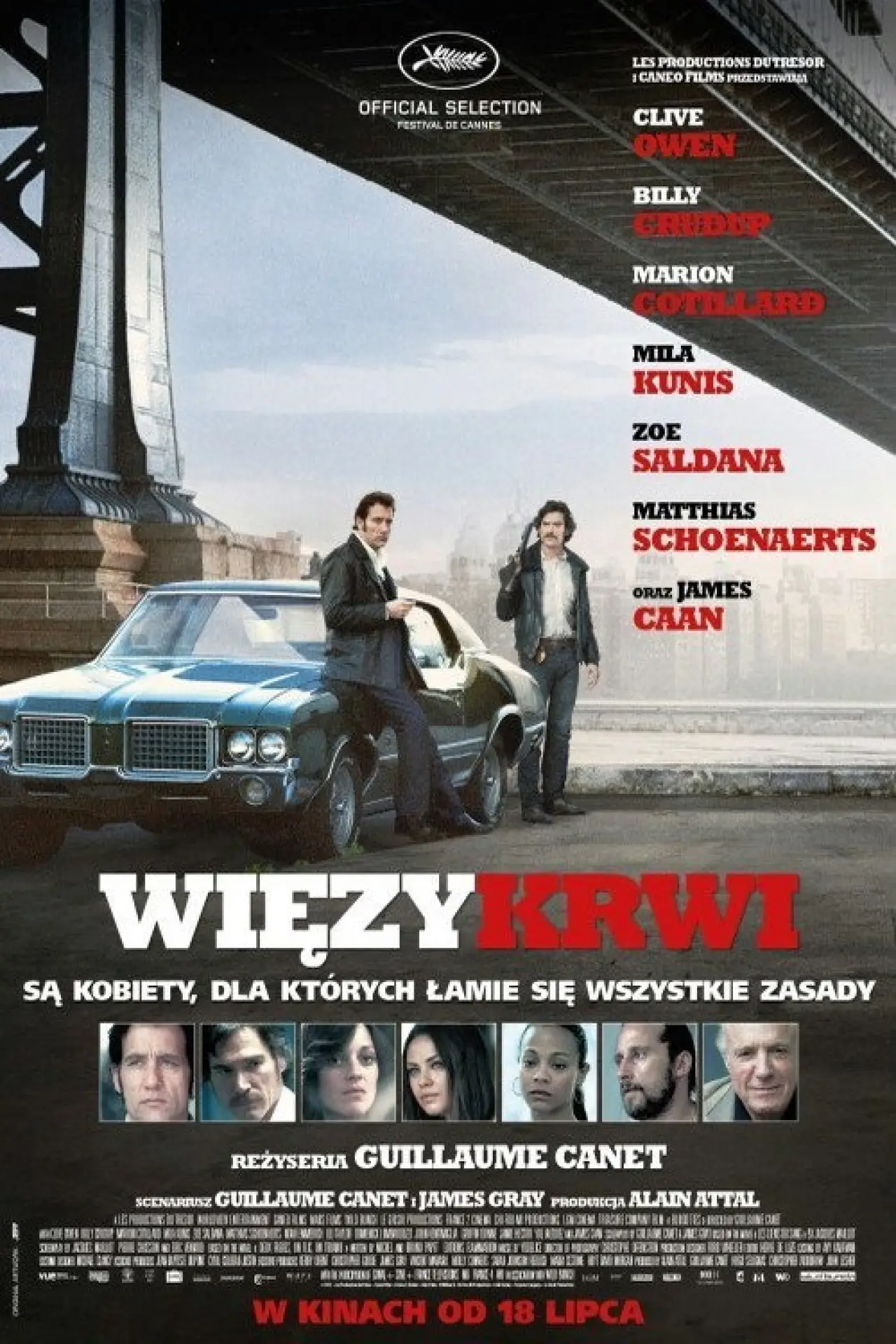 Plakat filmowy "Więzy Krwi"