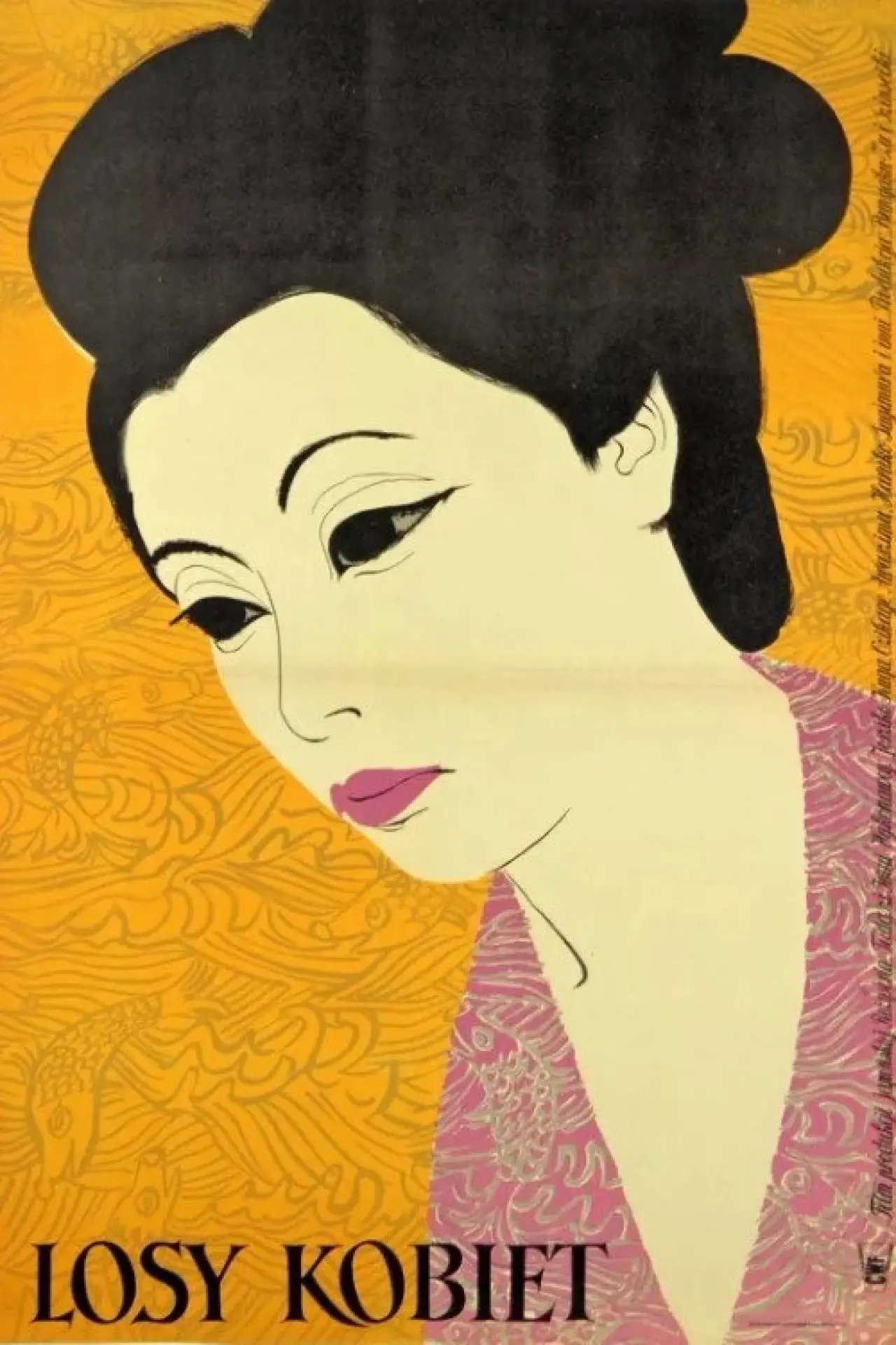 Plakat filmowy "Losy kobiet"