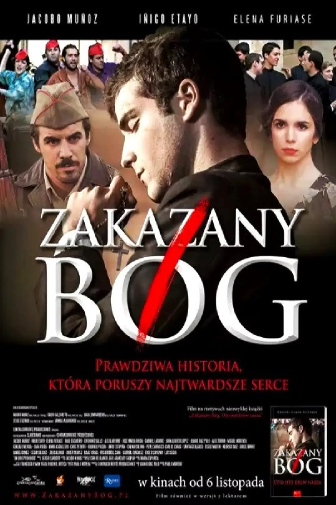 Plakat filmowy "Zakazany Bóg"