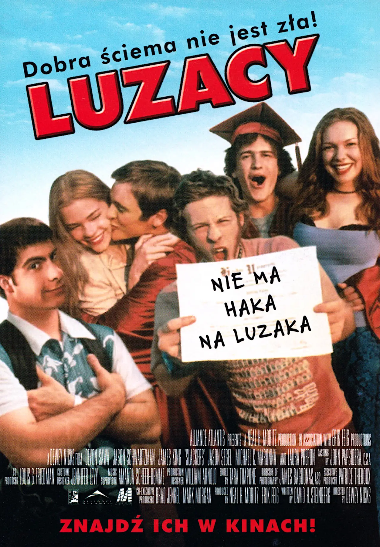 Plakat filmowy "Luzacy"