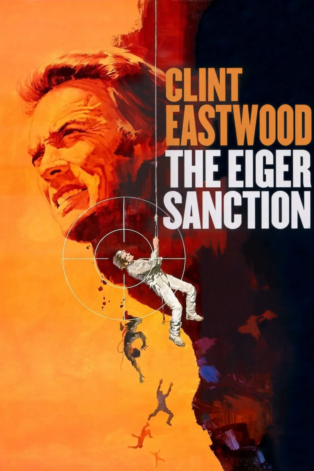 Plakat filmowy "Akcja na Eigerze"