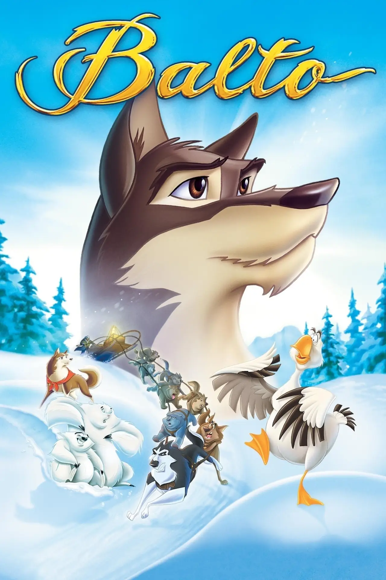 Plakat filmowy "Balto"