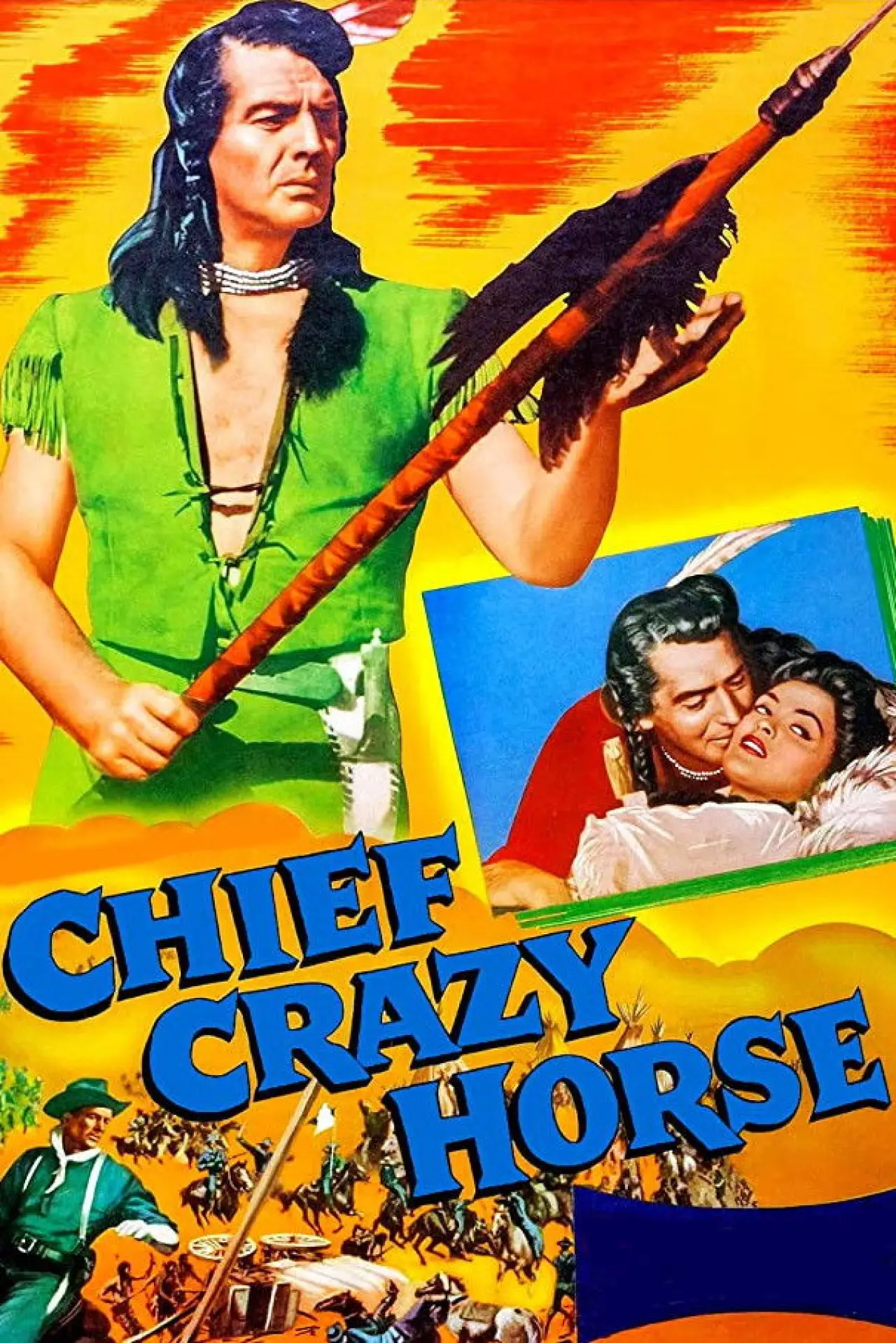 Plakat filmowy "Wódz Szalony Koń"
