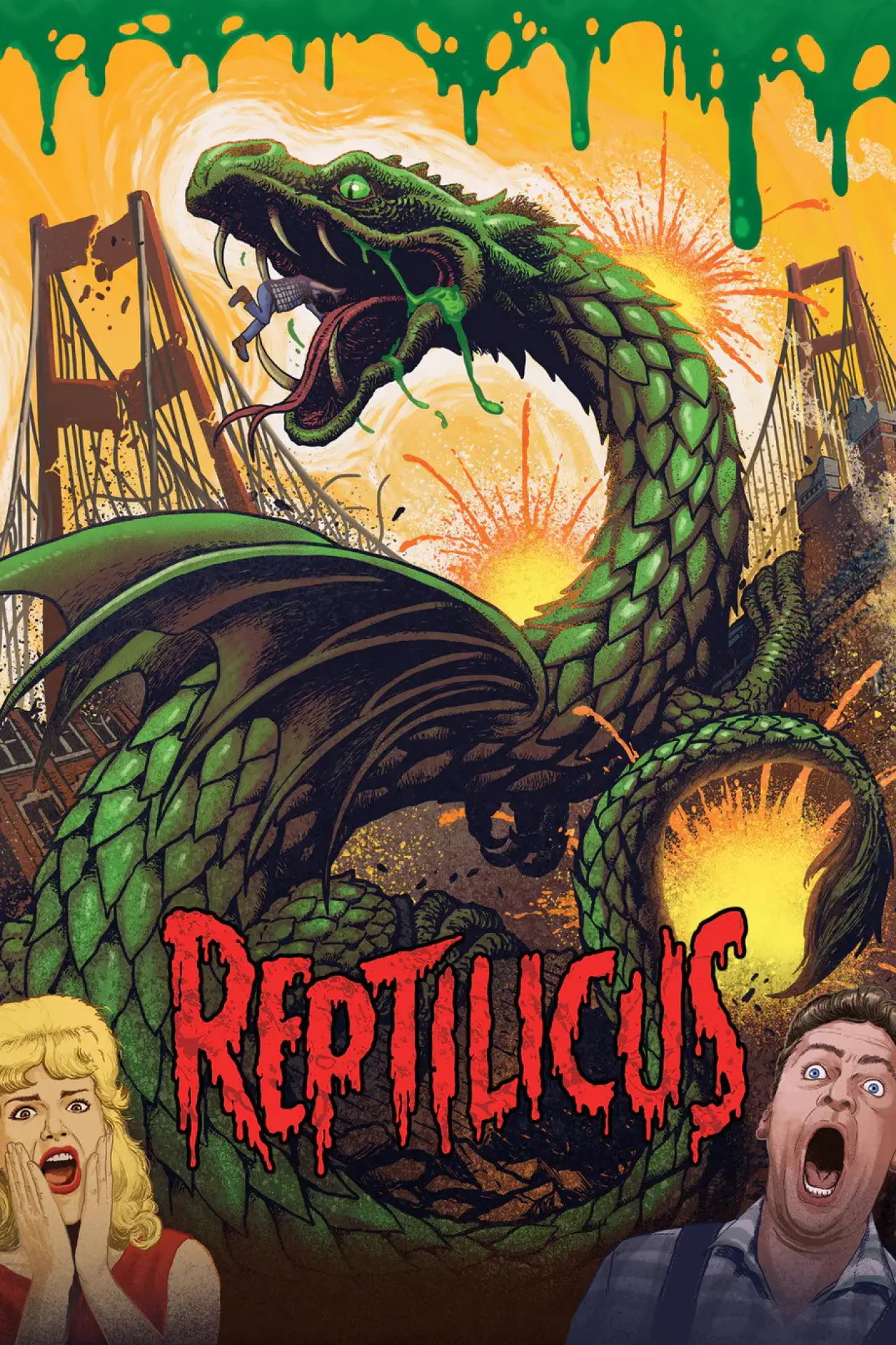 Plakat filmowy "Reptilicus"