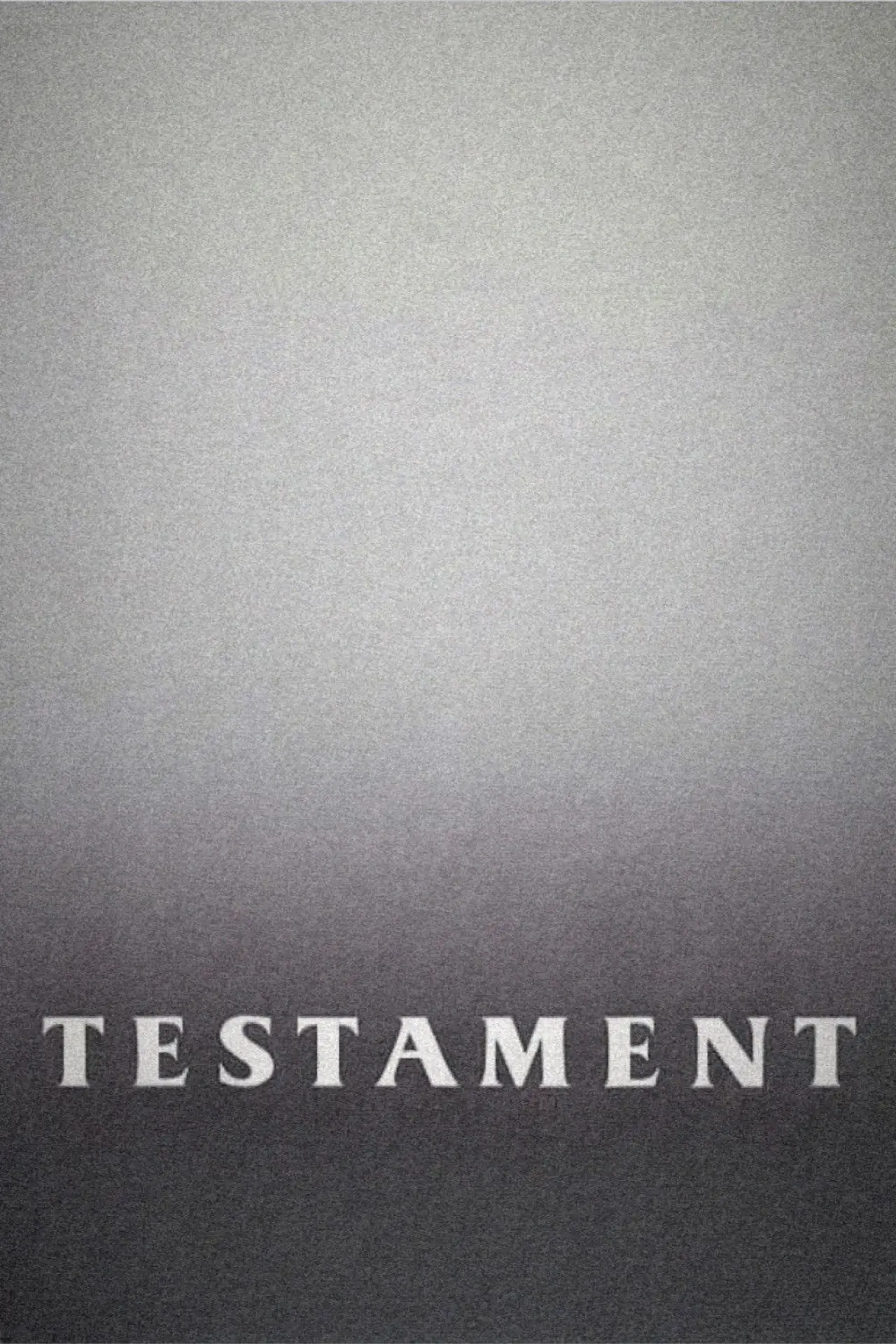 Plakat filmowy "Testament"