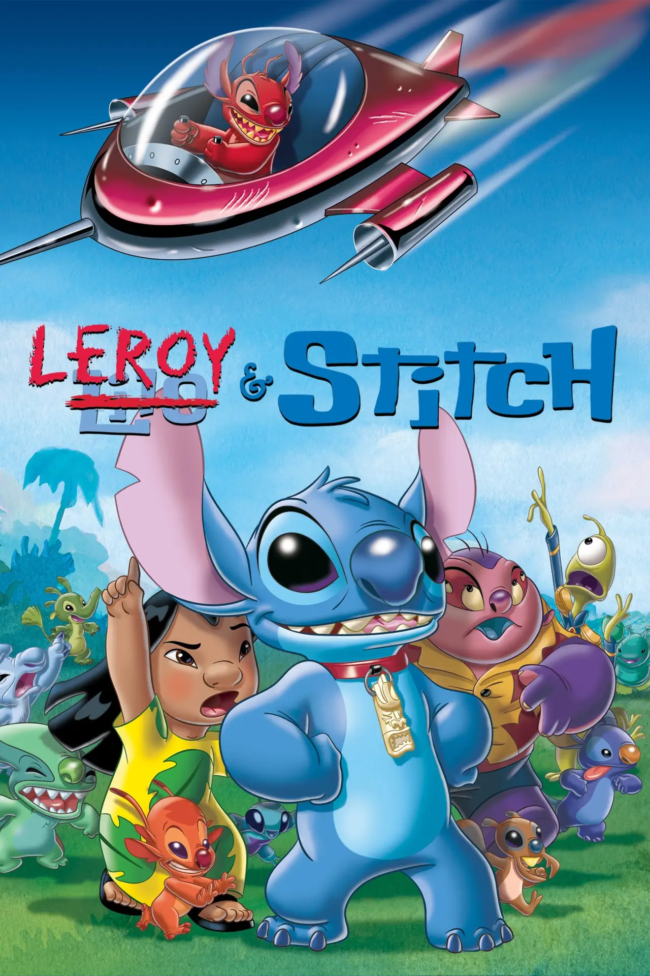 Plakat filmowy "Leroy i Stich"