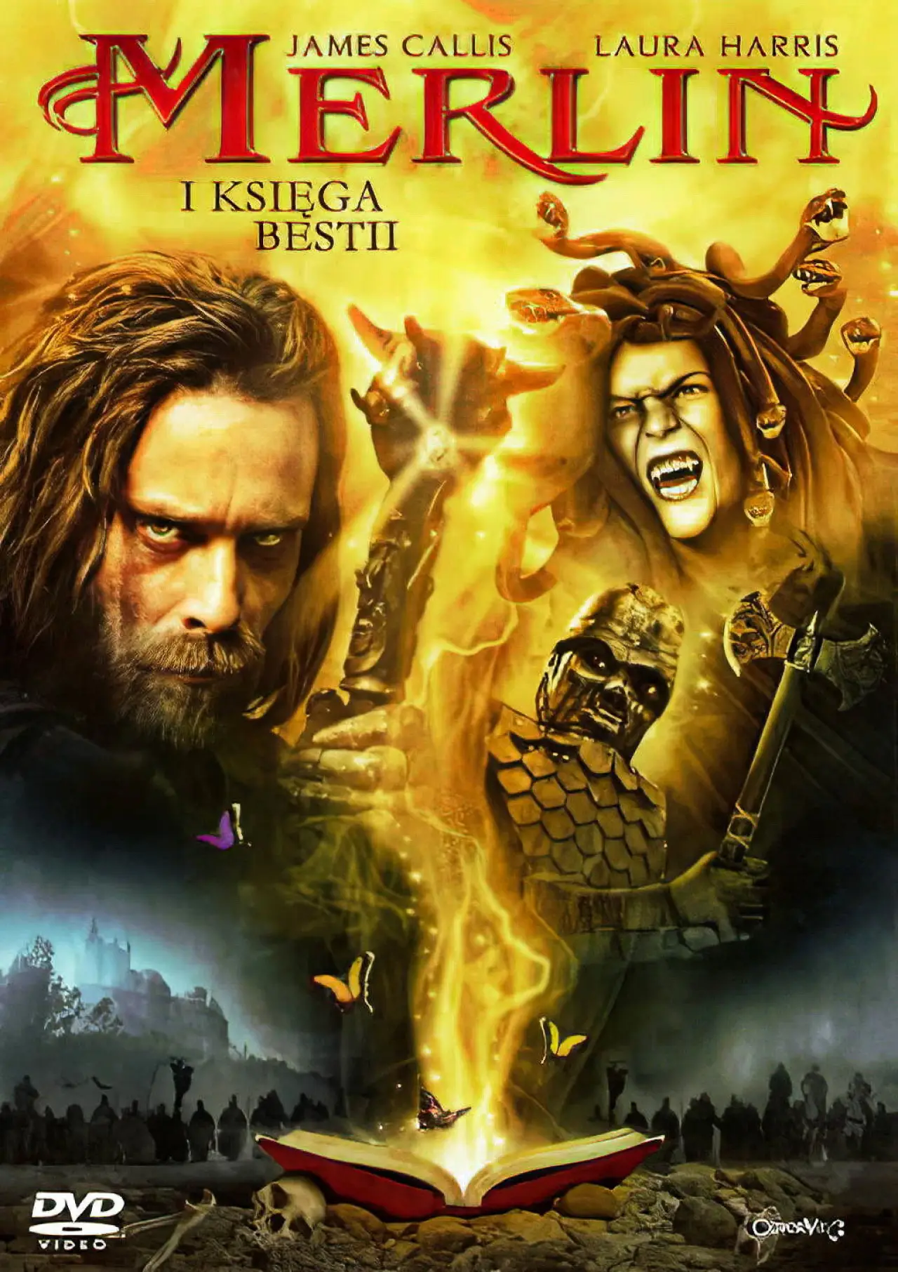 Plakat filmowy "Merlin i księga bestii"