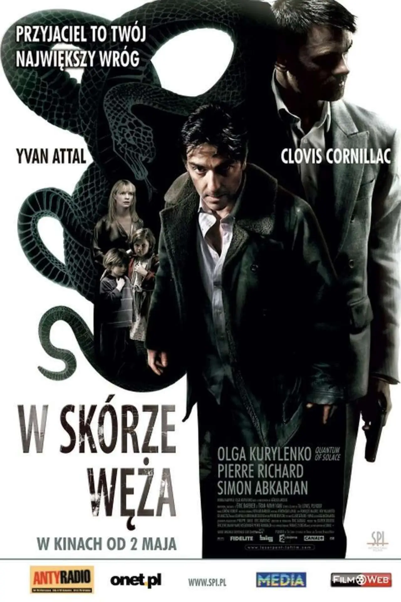 Plakat filmowy "W skórze węża"
