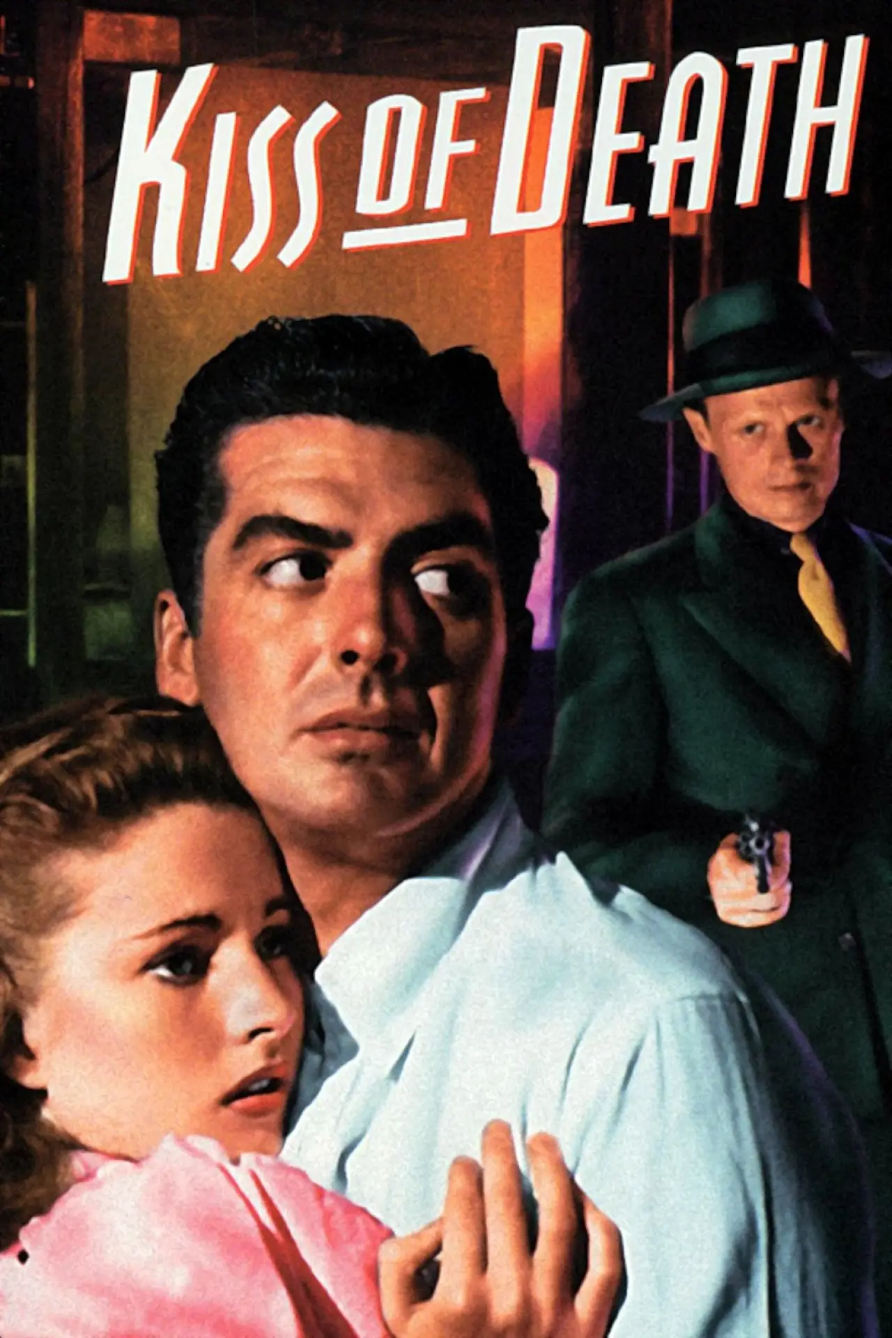 Plakat filmowy "Pocałunek śmierci"