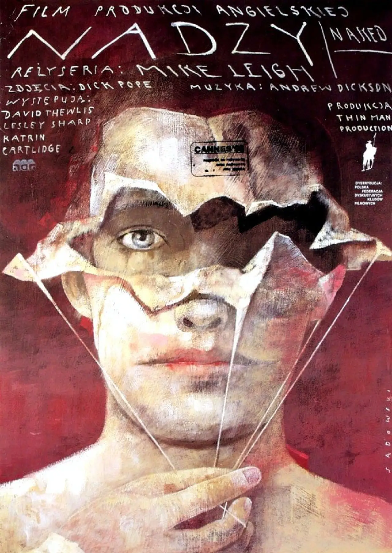Plakat filmowy "Nadzy"