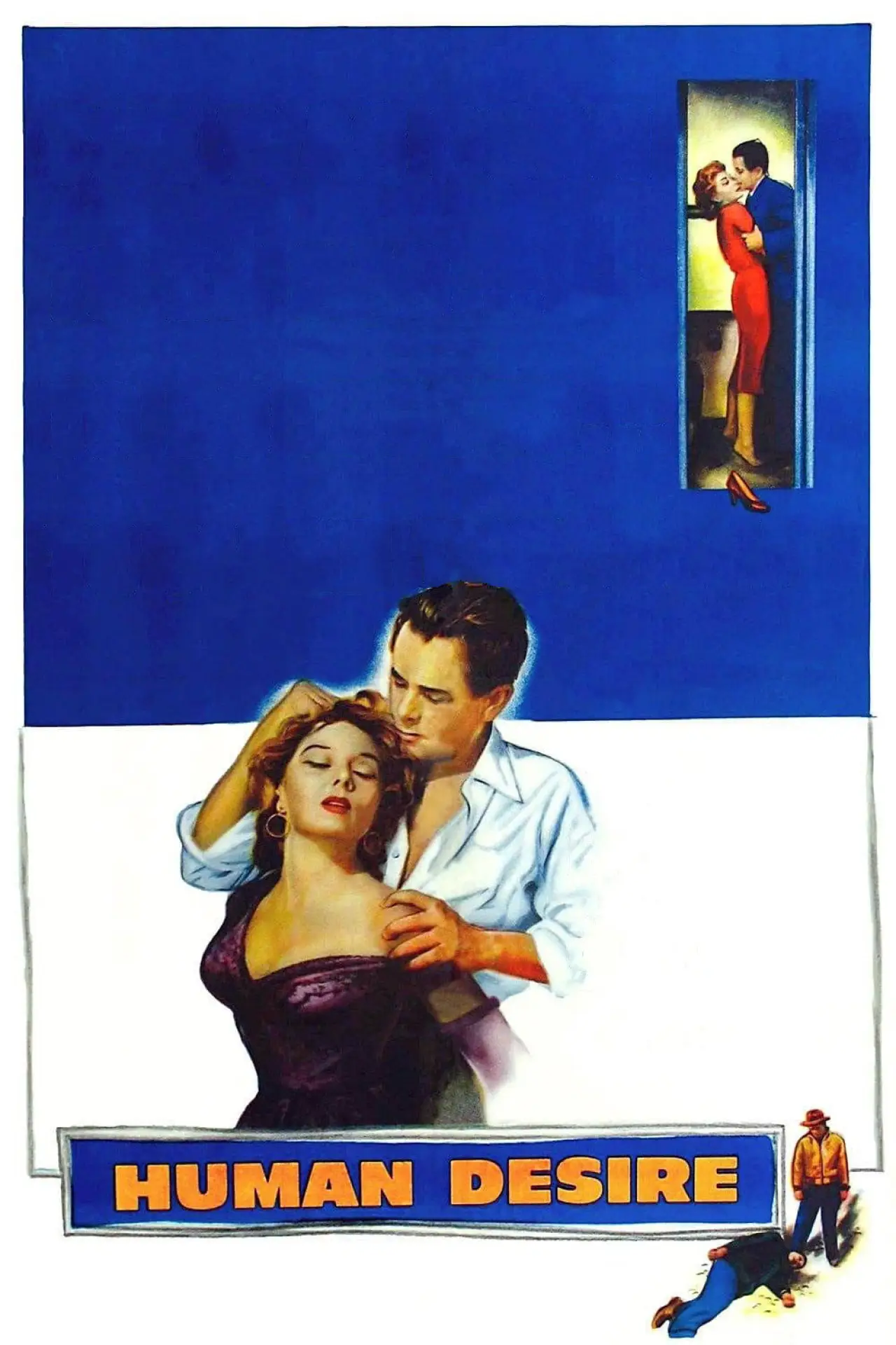 Plakat filmowy "Bestia ludzka"