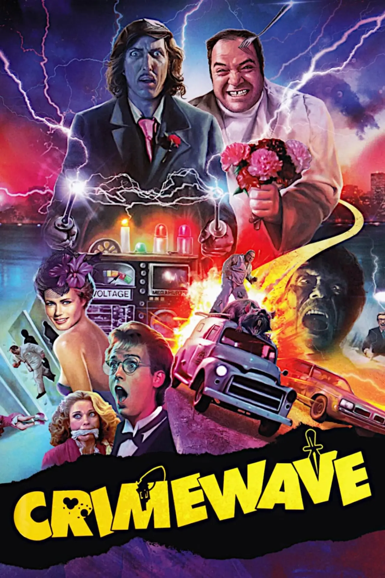 Plakat filmowy "Fala zbrodni"