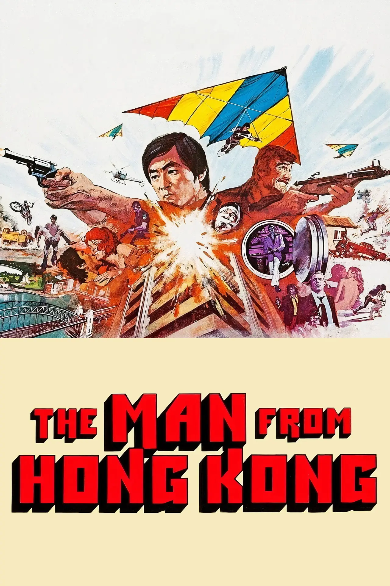 Plakat filmowy "The Man from Hong Kong"