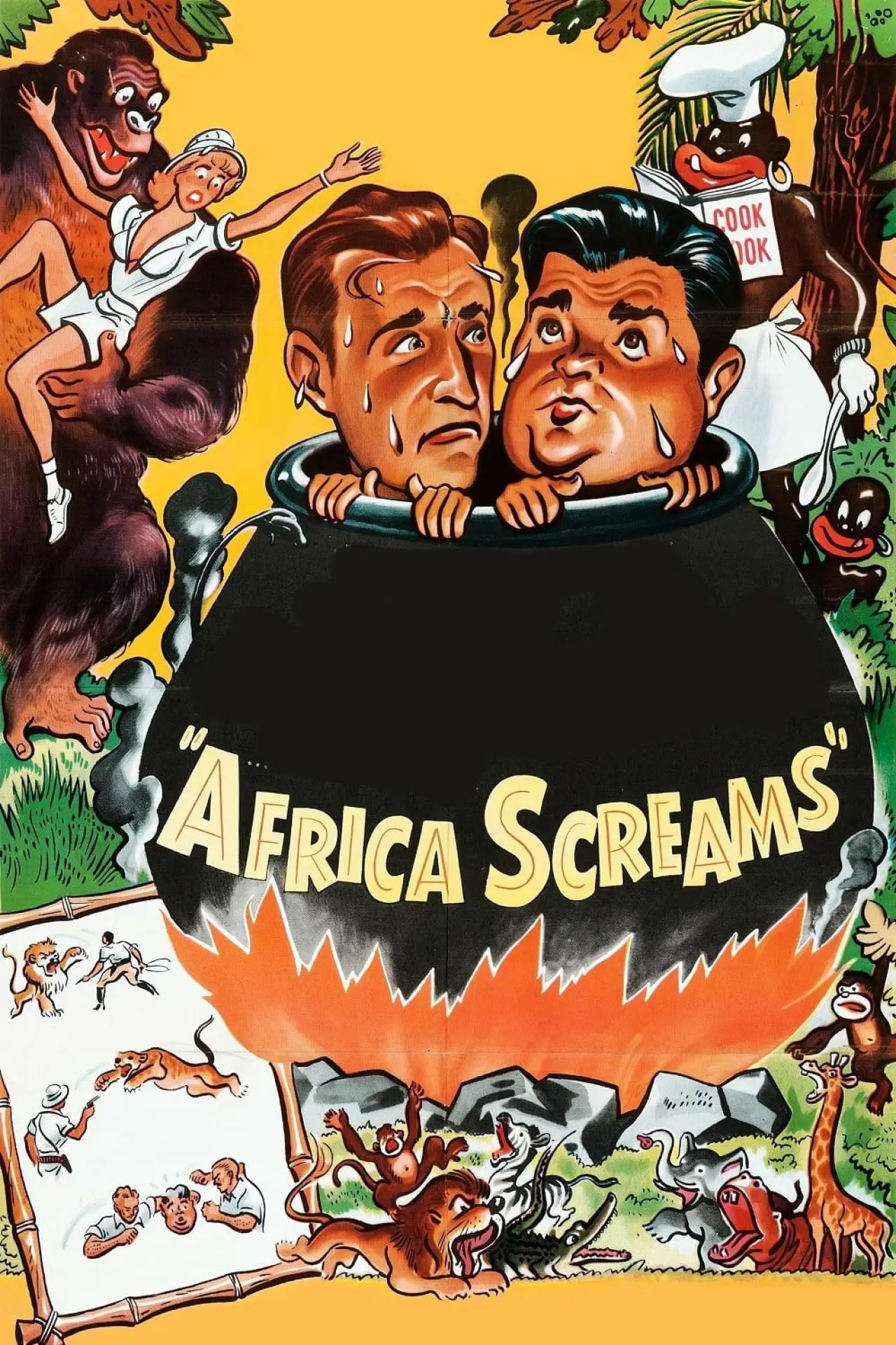 Plakat filmowy "Afrykańska przygoda (1949)"
