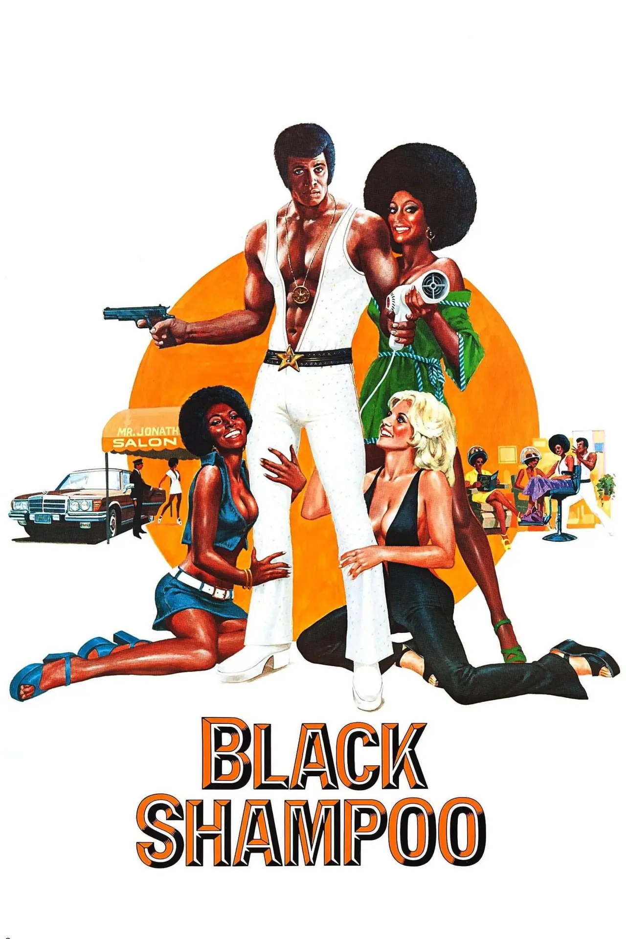 Plakat filmowy "Black Shampoo"