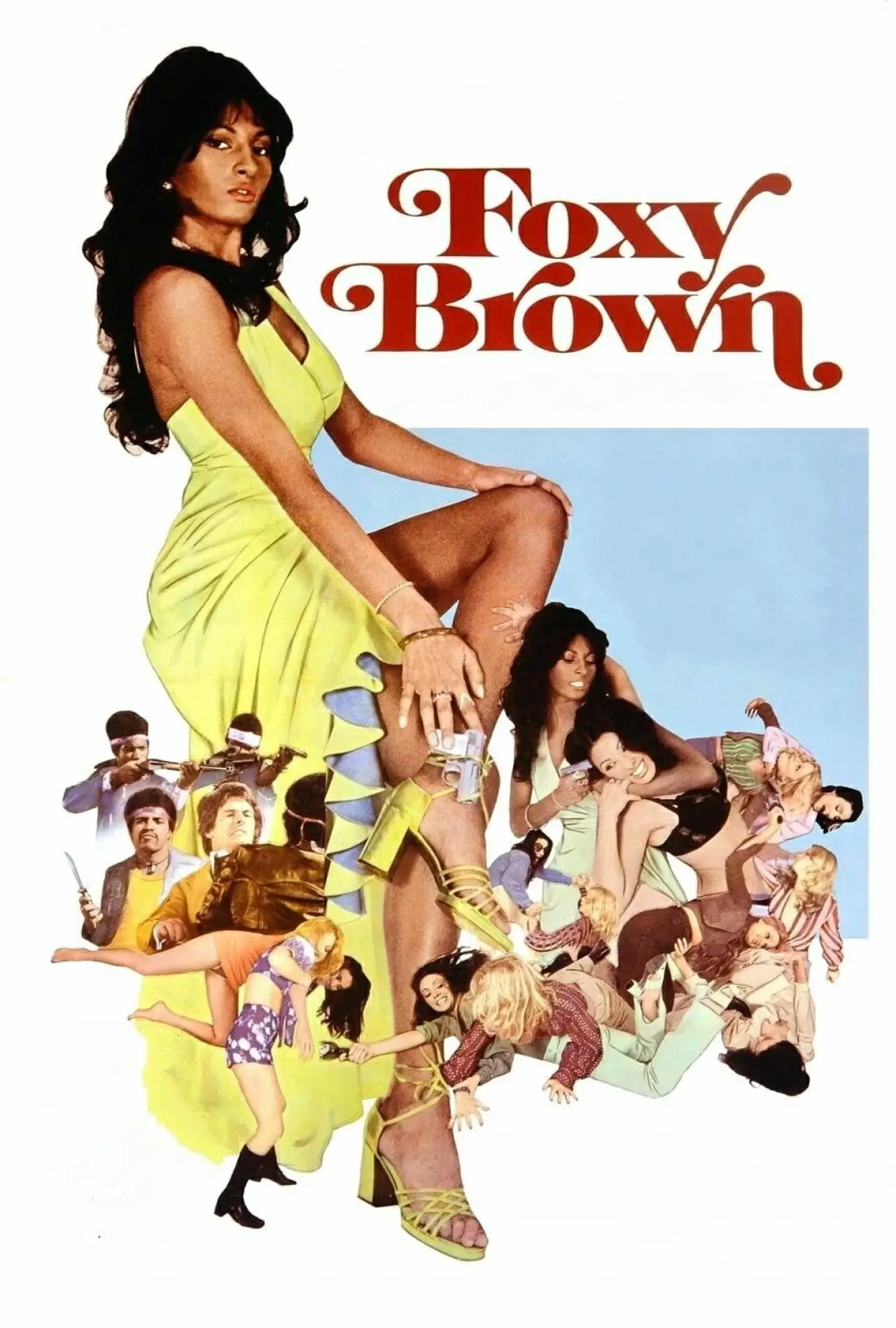 Plakat filmowy "Foxy Brown"