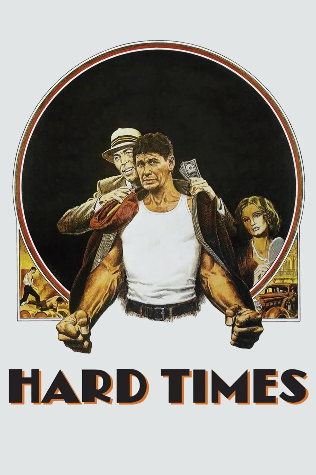 Plakat filmowy "Ciężkie Czasy"