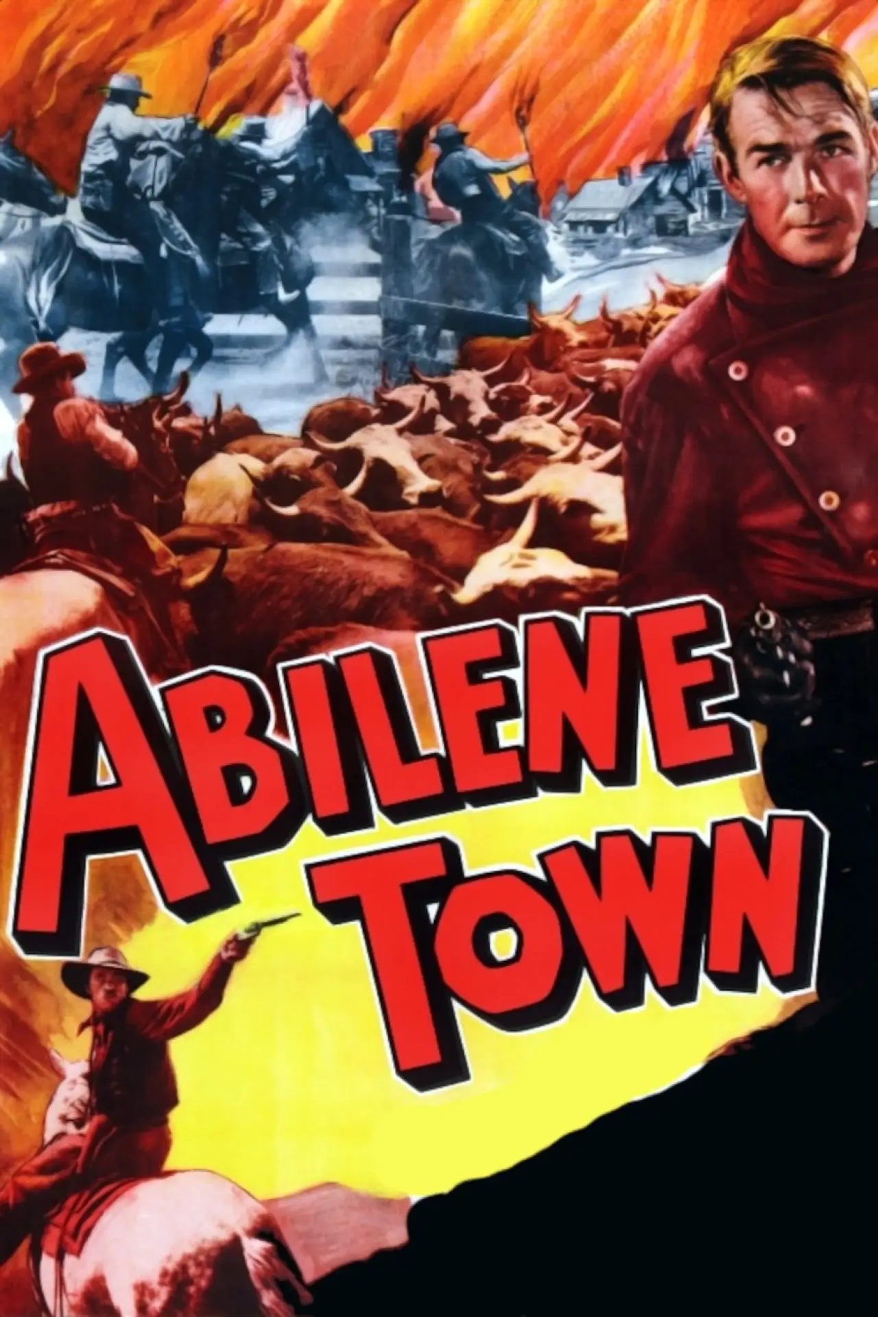 Plakat filmowy "Abilene Town"