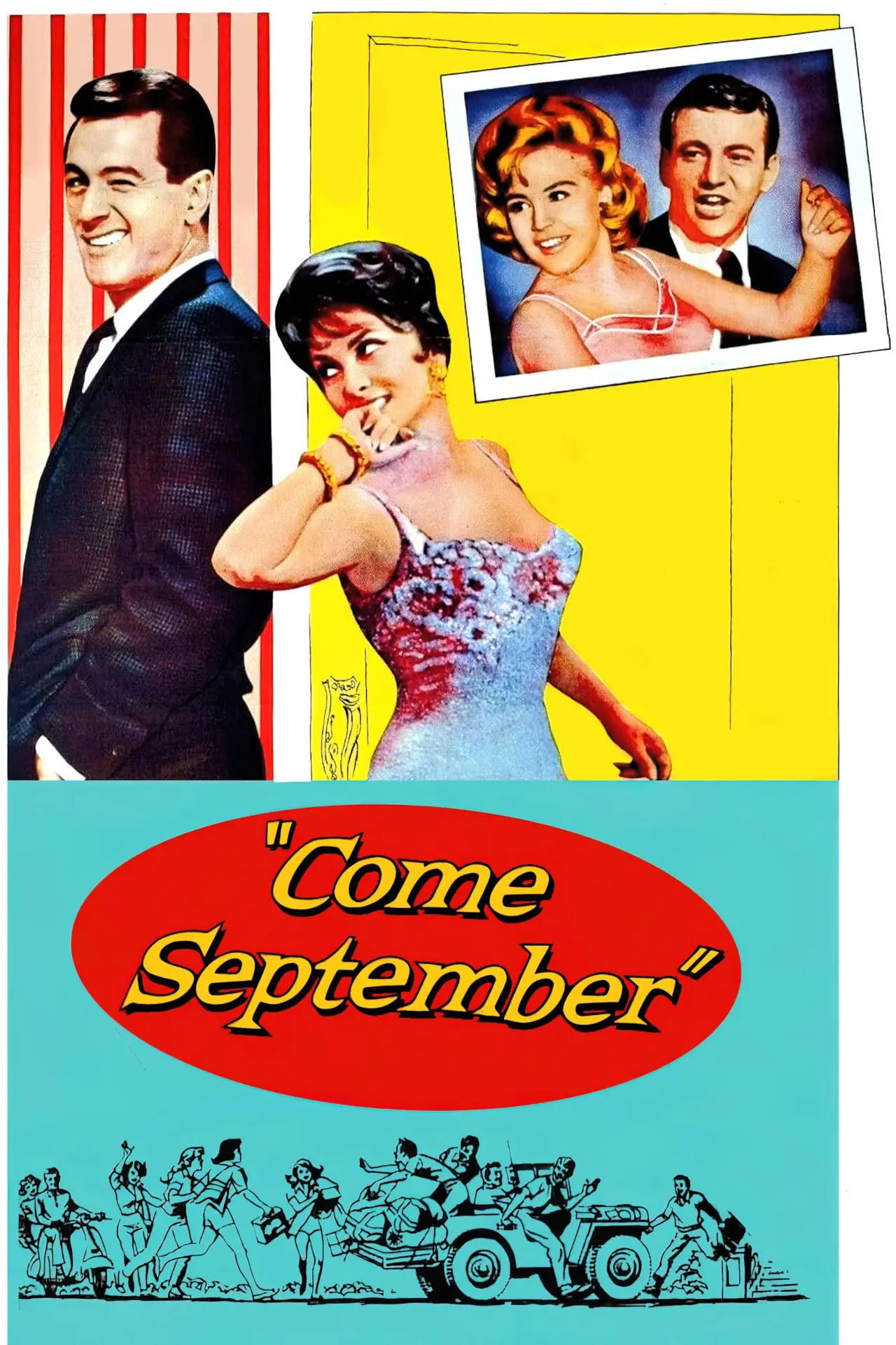 Plakat filmowy "Kiedy nadejdzie wrzesień"