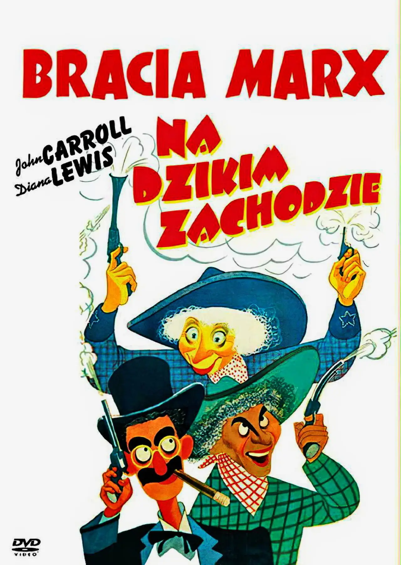Plakat filmowy "Bracia Marx na Dzikim Zachodzie"