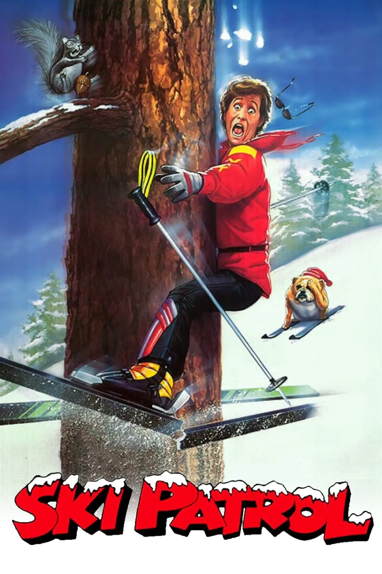 Plakat filmowy "Narciarski patrol"