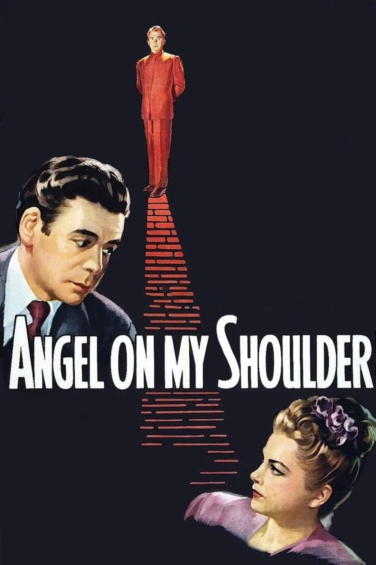 Plakat filmowy "Angel on My Shoulder"