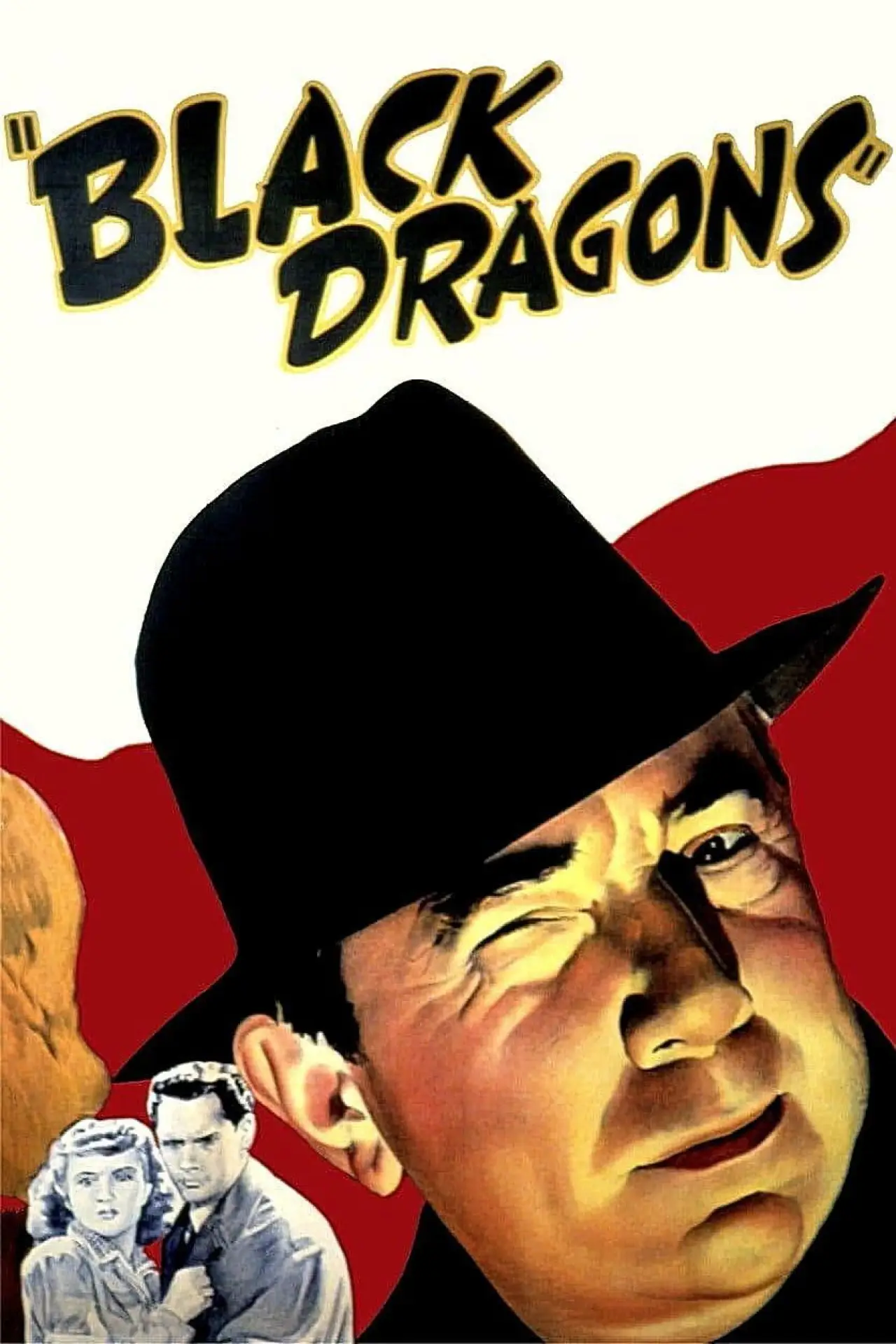 Plakat filmowy "Black Dragons"