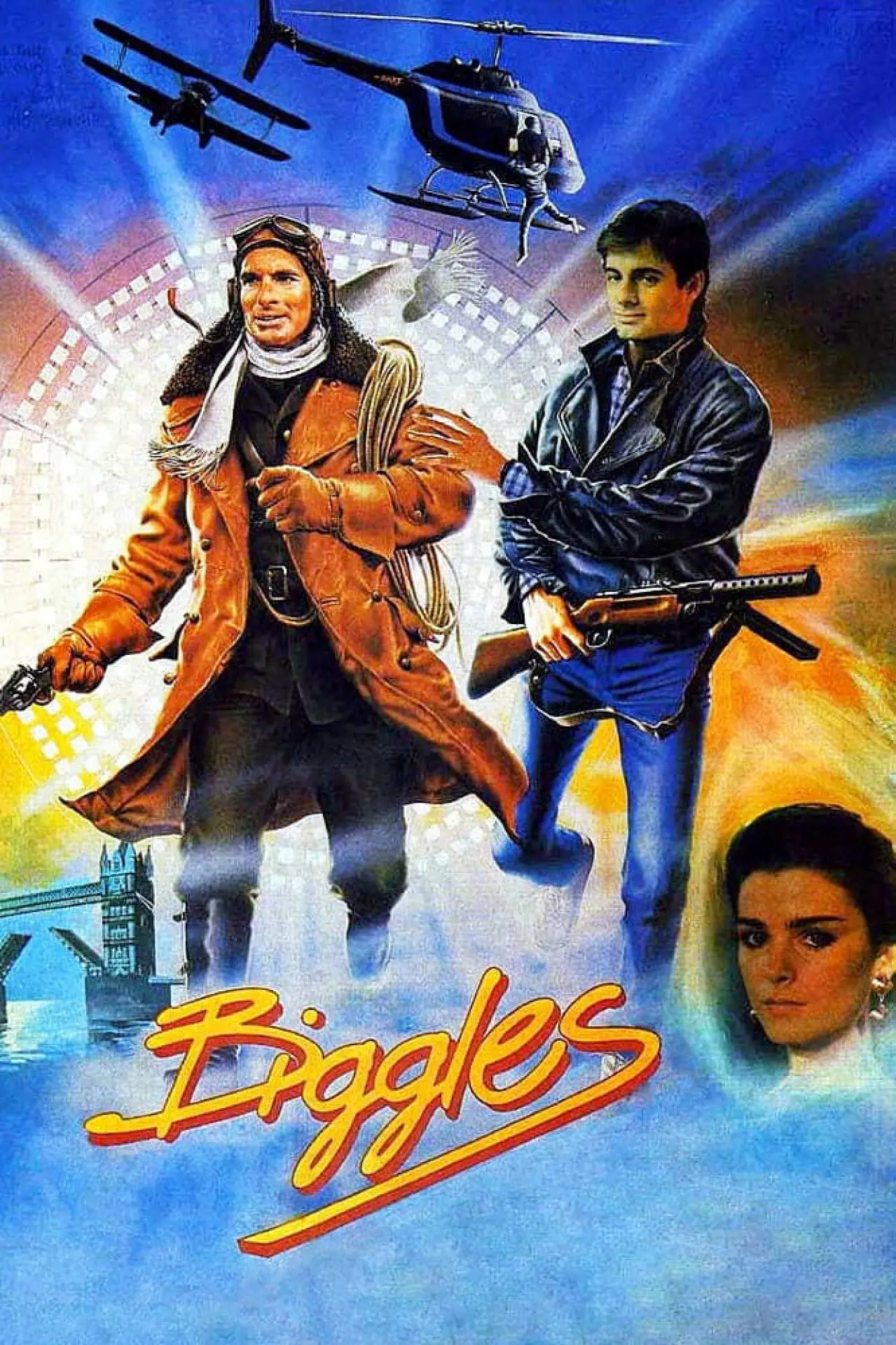 Plakat filmowy "Biggles"