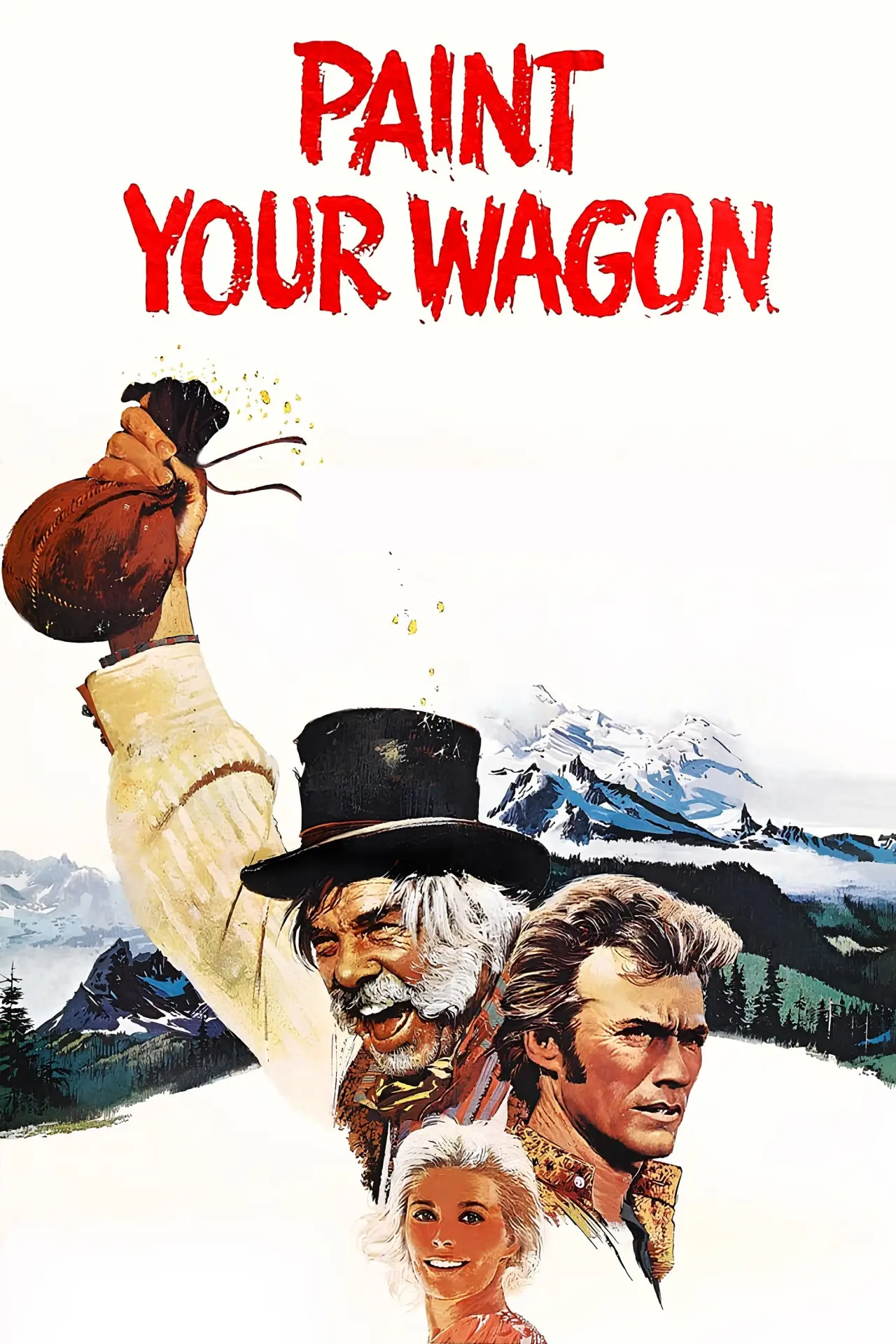 Plakat filmowy "Pomaluj Swój Wóz"