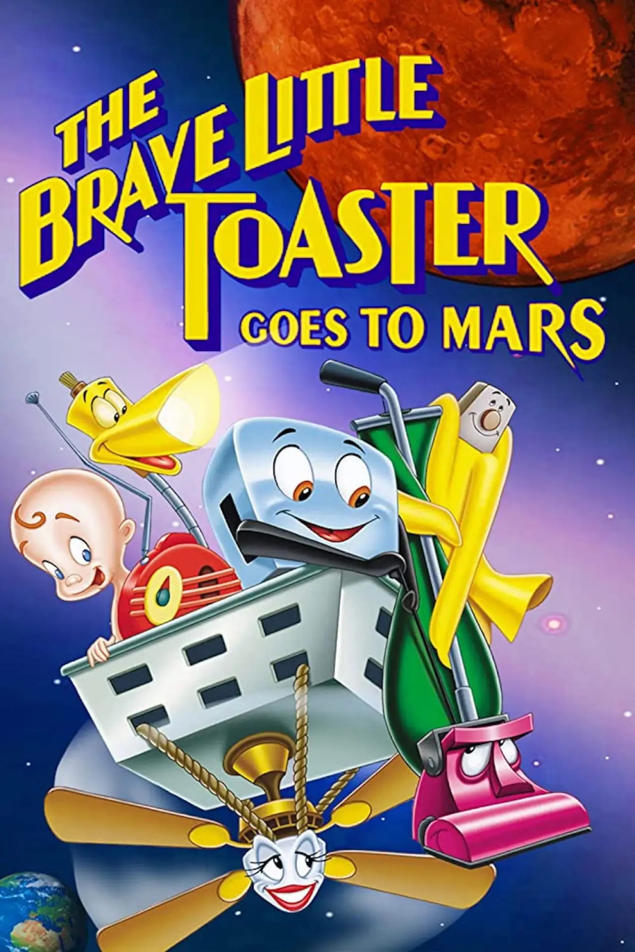 Plakat filmowy "Dzielny Mały Toster jedzie na Marsa"
