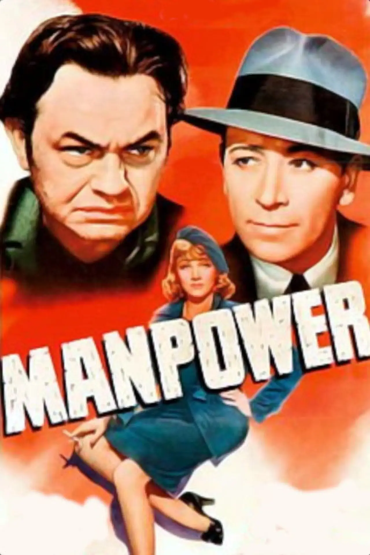 Plakat filmowy "Manpower"