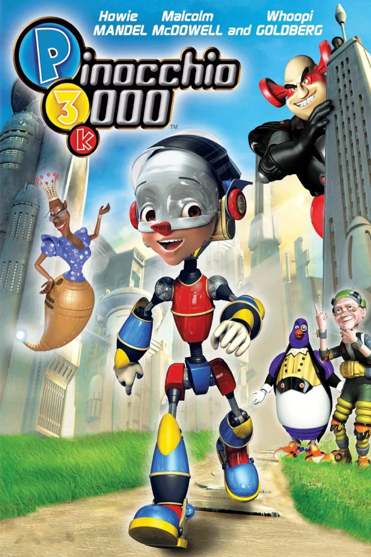 Plakat filmowy "Pinokio 3000: Przygoda w Przyszłości"