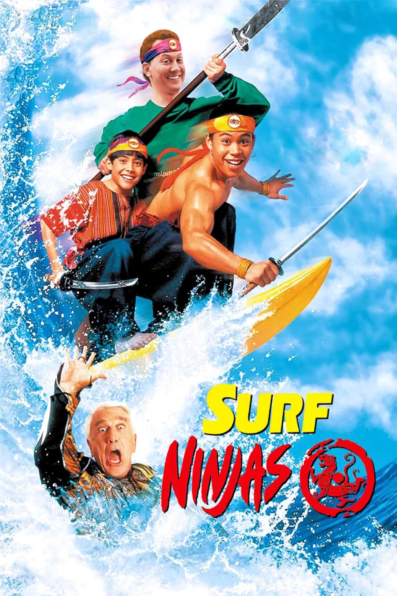 Plakat filmowy "Surfujący ninja"